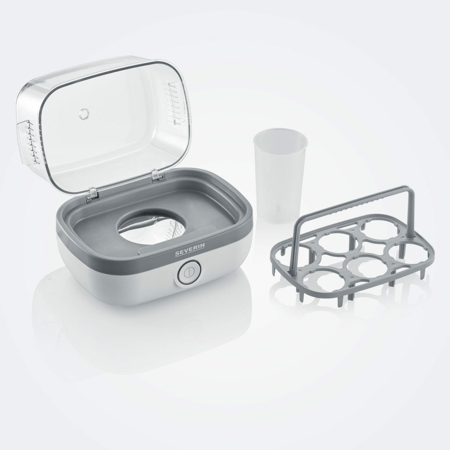 EAN 4008146036699 - Severin EK 3164 cuecehuevos 6 huevos 420 W Gris, Blanco imagen 5