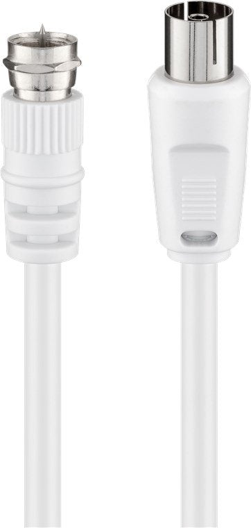 Goobay Akfc 250 2.5m Cable Coaxial 2,5 M Sat Blanco