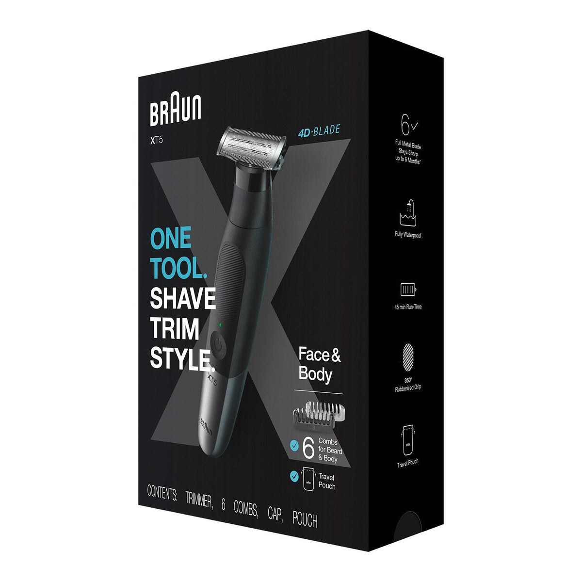 Braun Serie Xt5 - Xt5200 Recortadora Cuerpo Y Cara