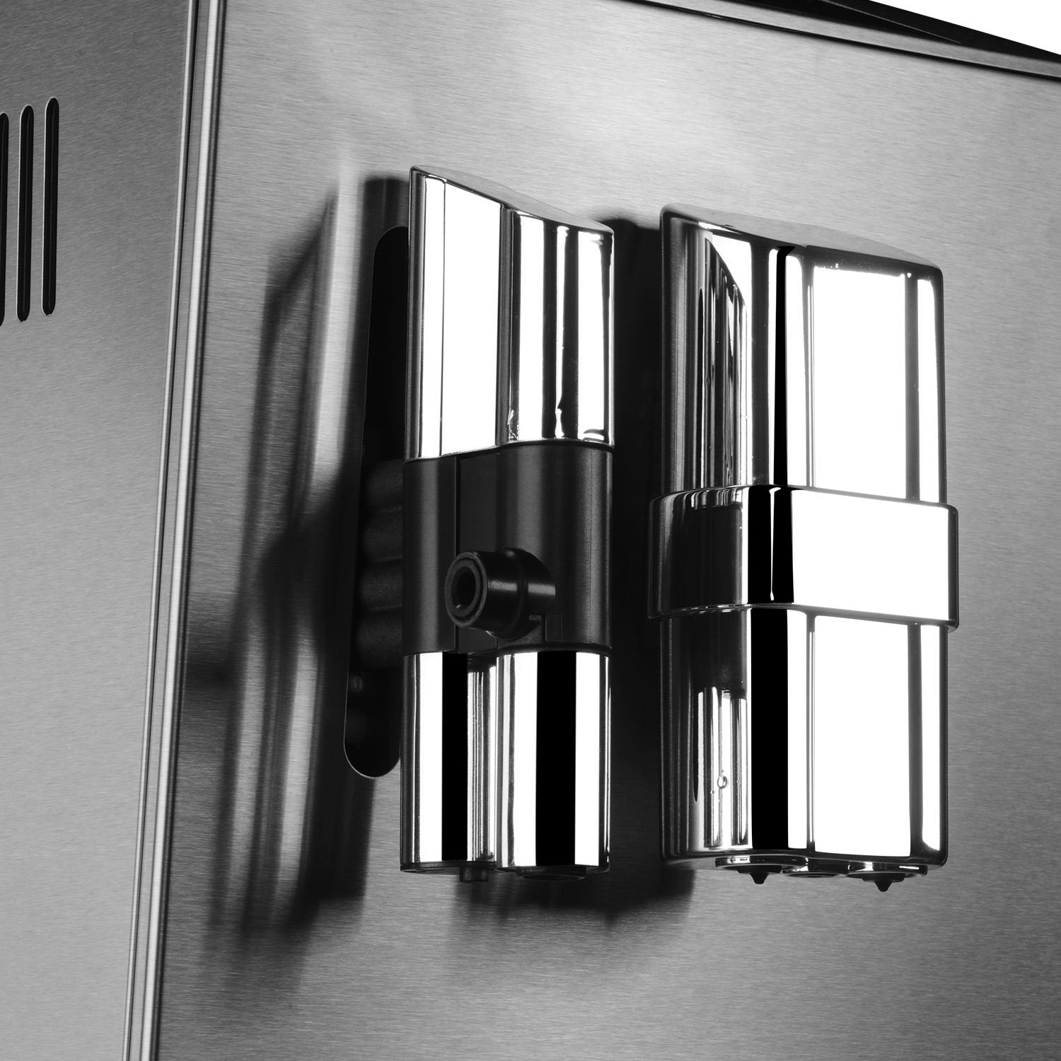 Cafetera Acopino Modena One Touch Cepillado Inox Negro