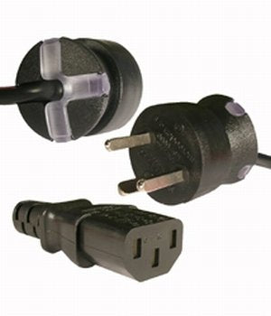 Smartplug Edb-Netkabel Sort 1,8m, Lige Apparatstik M/Jord