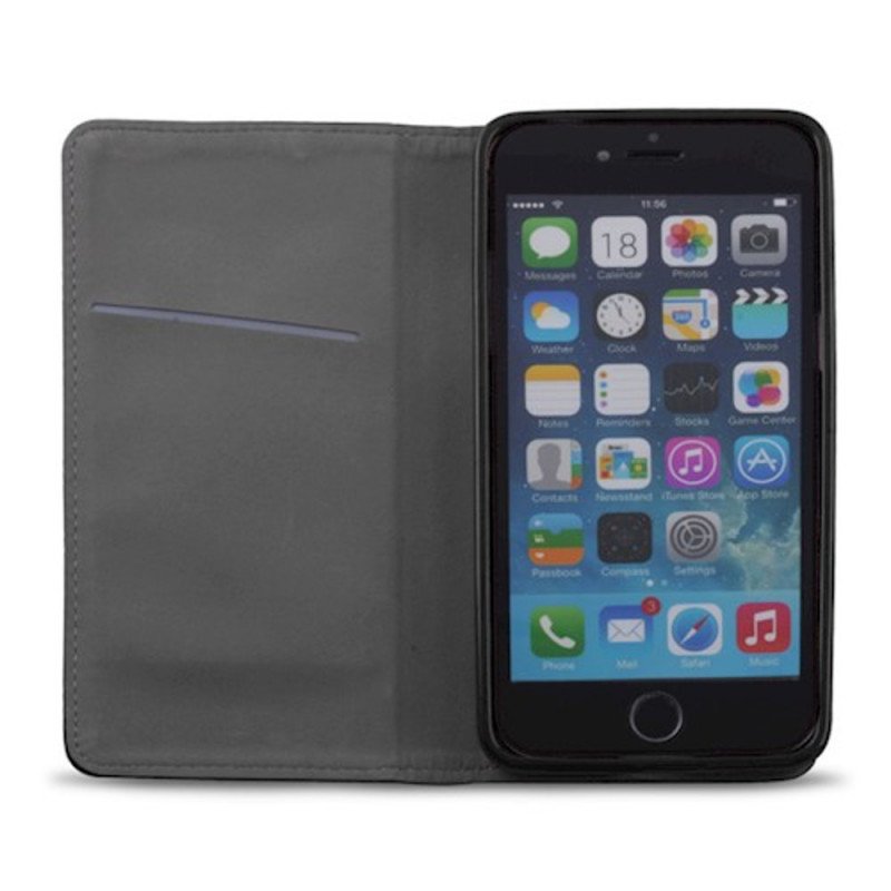 Funda Tipo Libro Con Soporte Magnética Negro Compatible Samsung Galaxy A22 4g - Jaym®**