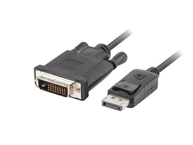 EAN 5901969416428 - Lanberg CA-DPDV-10CU-0010-BK adaptador de cable de vídeo 1 m DisplayPort DVI-D Negro imagen 1