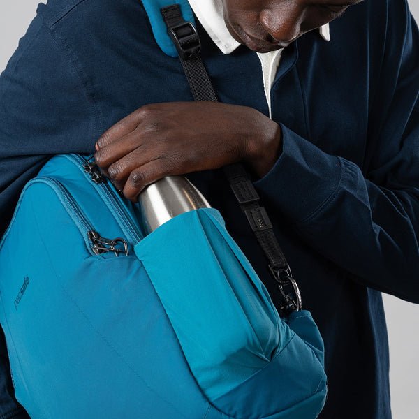 Mochila Pacsafe Ls350 Econyl Turquesa