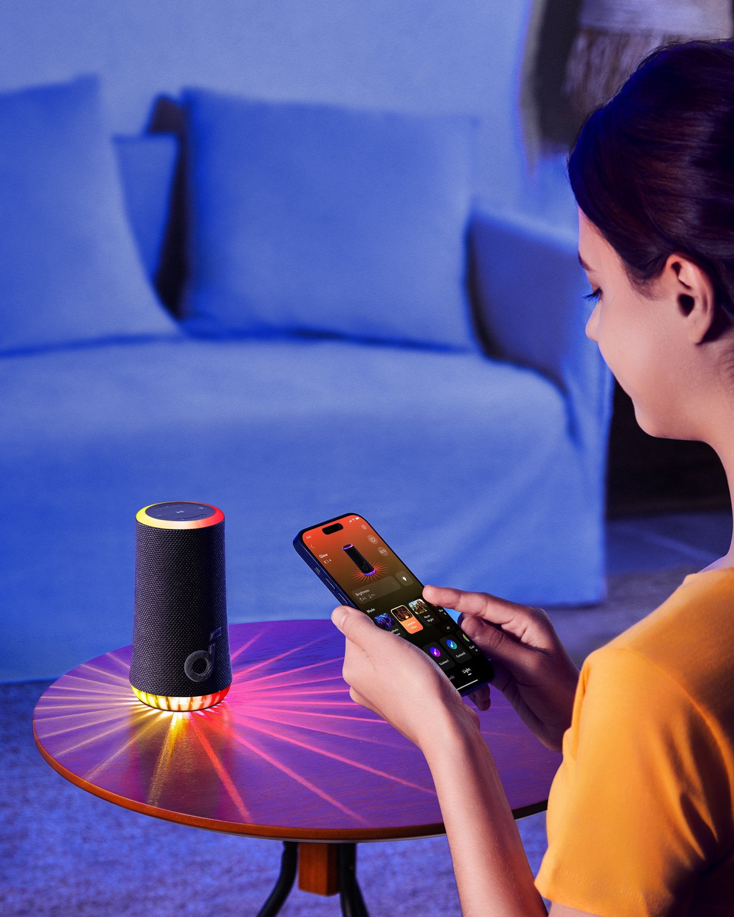 Altavoz Soundcore Glow Portátil Bt, Negro