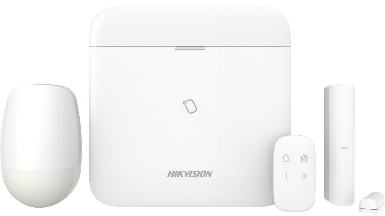 Kit Axpro 868mhz 96 Zonas Hikvision Panel + Detector + Mando + Contacto