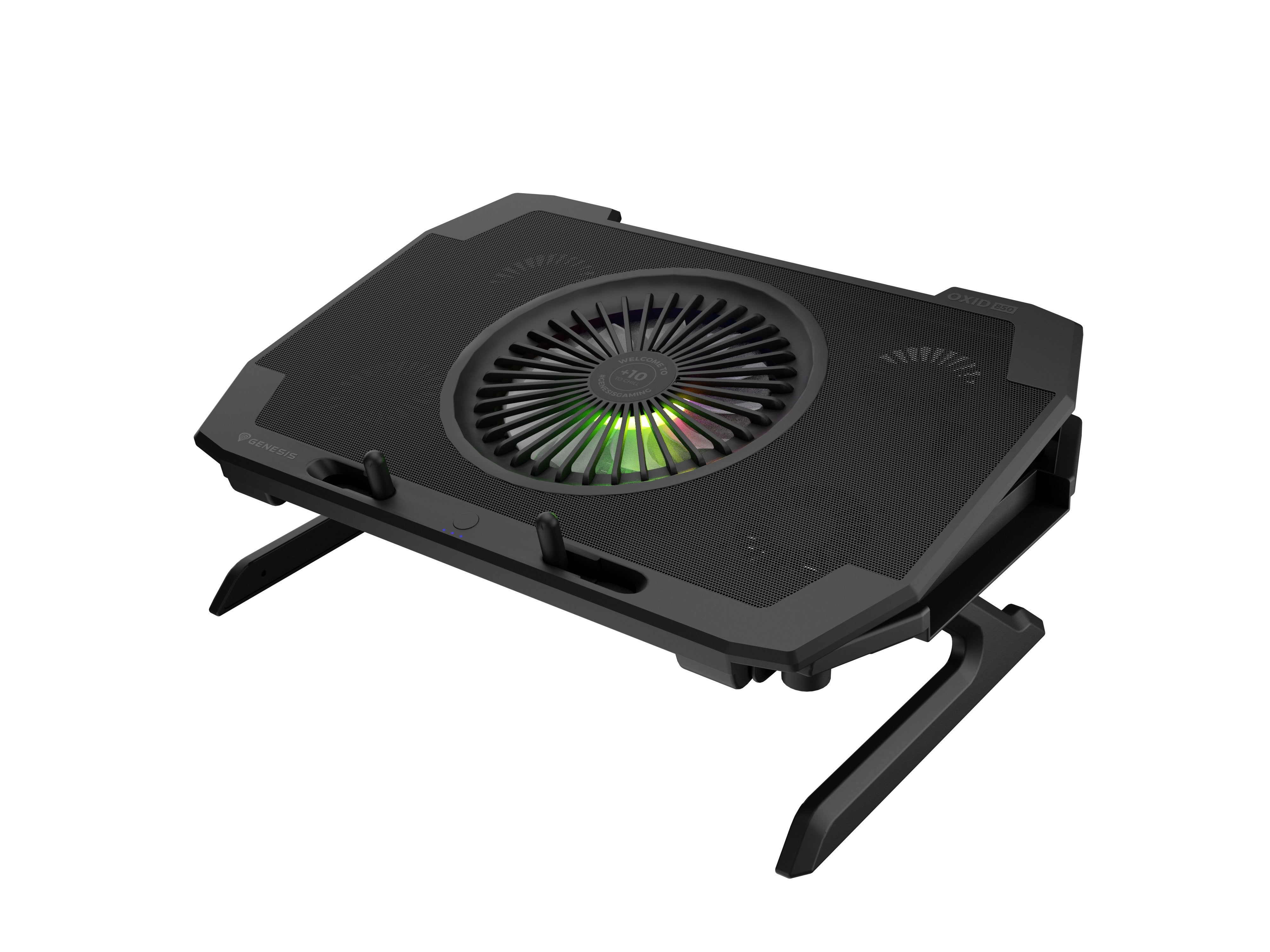 EAN 5901969432534 - GENESIS Oxid 850 almohadilla fría 43,9 cm (17.3") 2500 RPM Negro imagen 5