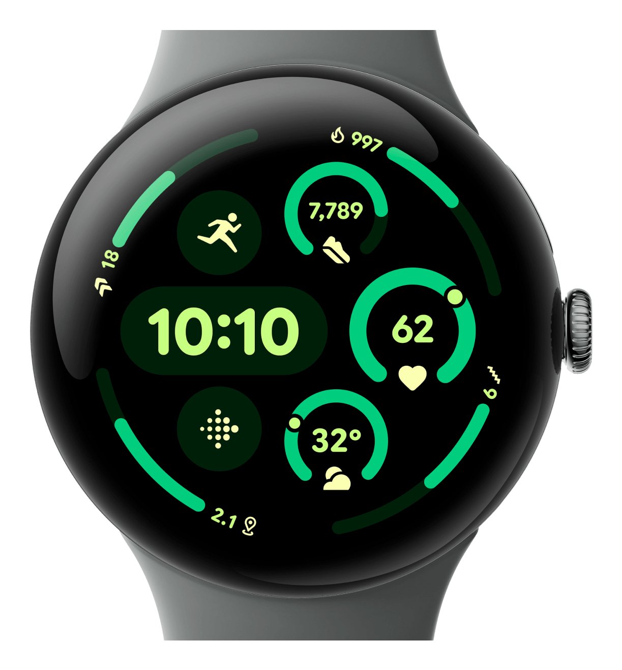 EAN 0840353907027 - Google Pixel Watch 3 AMOLED 45 mm Digital Pantalla táctil Gris Wifi GPS (satélite) imagen 1