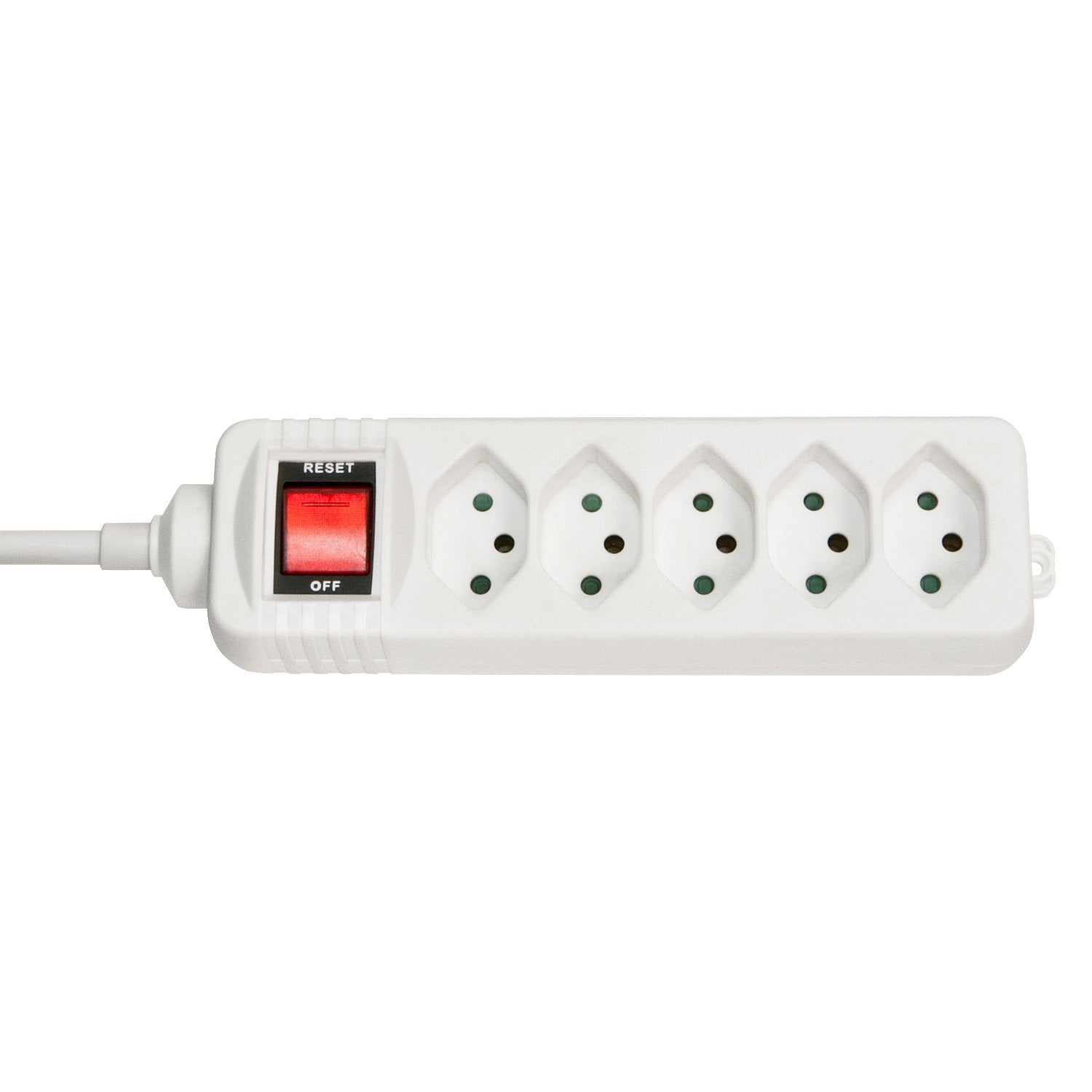 Lindy 73167 Regleta Suiza 5 Salidas Ac Interior Blanco