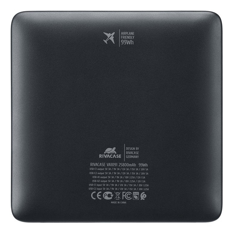 EAN 4260709016344 - Rivacase Turbo Polímero de litio 25800 mAh Negro imagen 4