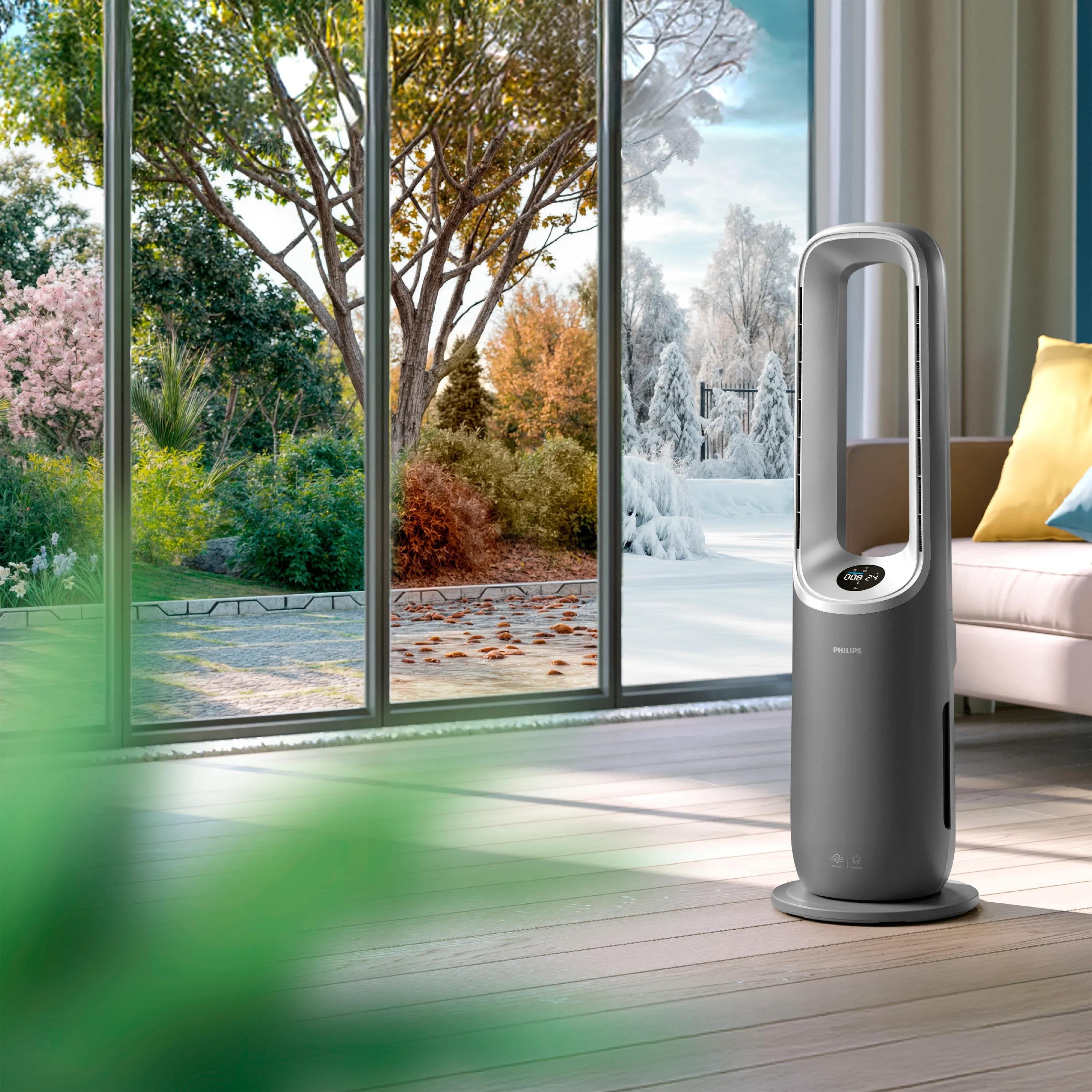 EAN 8720389019418 - Philips AMF870/15 purificador de aire 70 m² 46 dB 2200 W Plata, Gris imagen 3