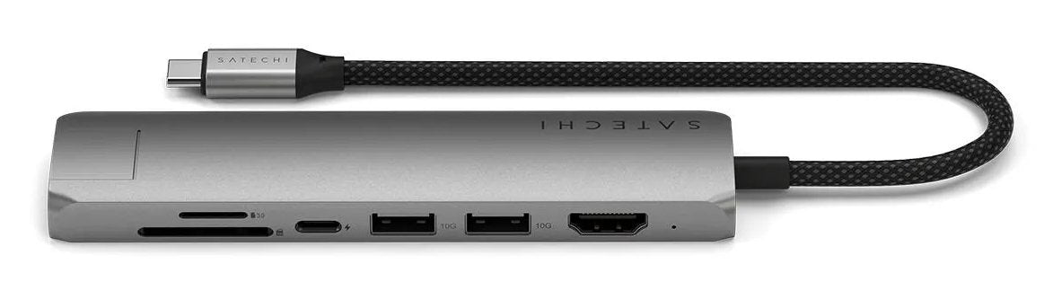 EAN 810086361496 - Satechi ST-P7SM hub de interfaz USB Tipo C 10000 Mbit/s Gris imagen 3