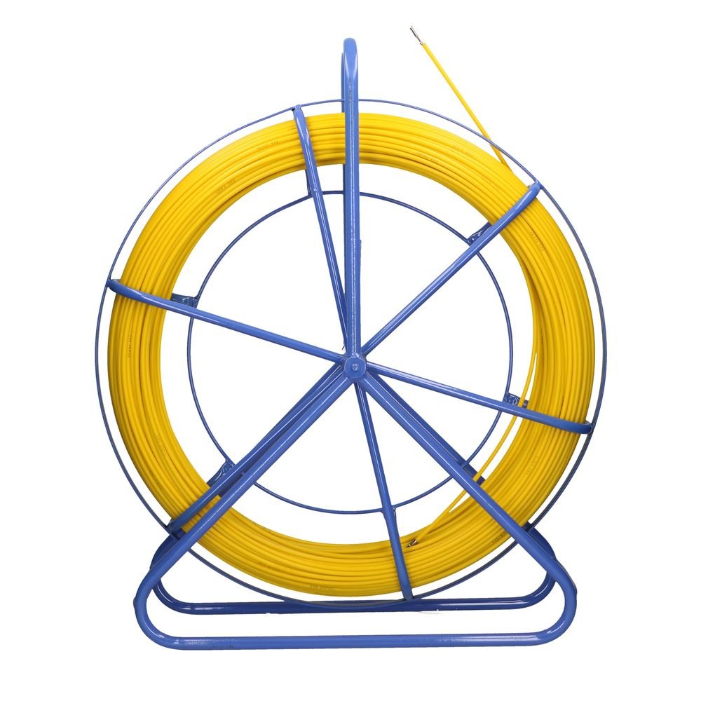 Extralink Varilla De Tracción De Cable Pilot 6mm 150m Fibra De Vidrio Frp, D. 6mm, L. 150m, Amarillo