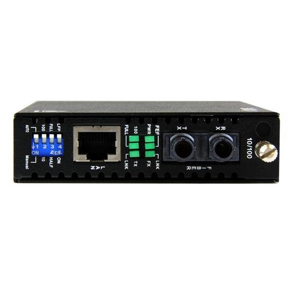 Startech.Com Conversor De Medios Ethernet 10/100 Mbps A Fibra Multi Modo Conector St - 2km 2 Años