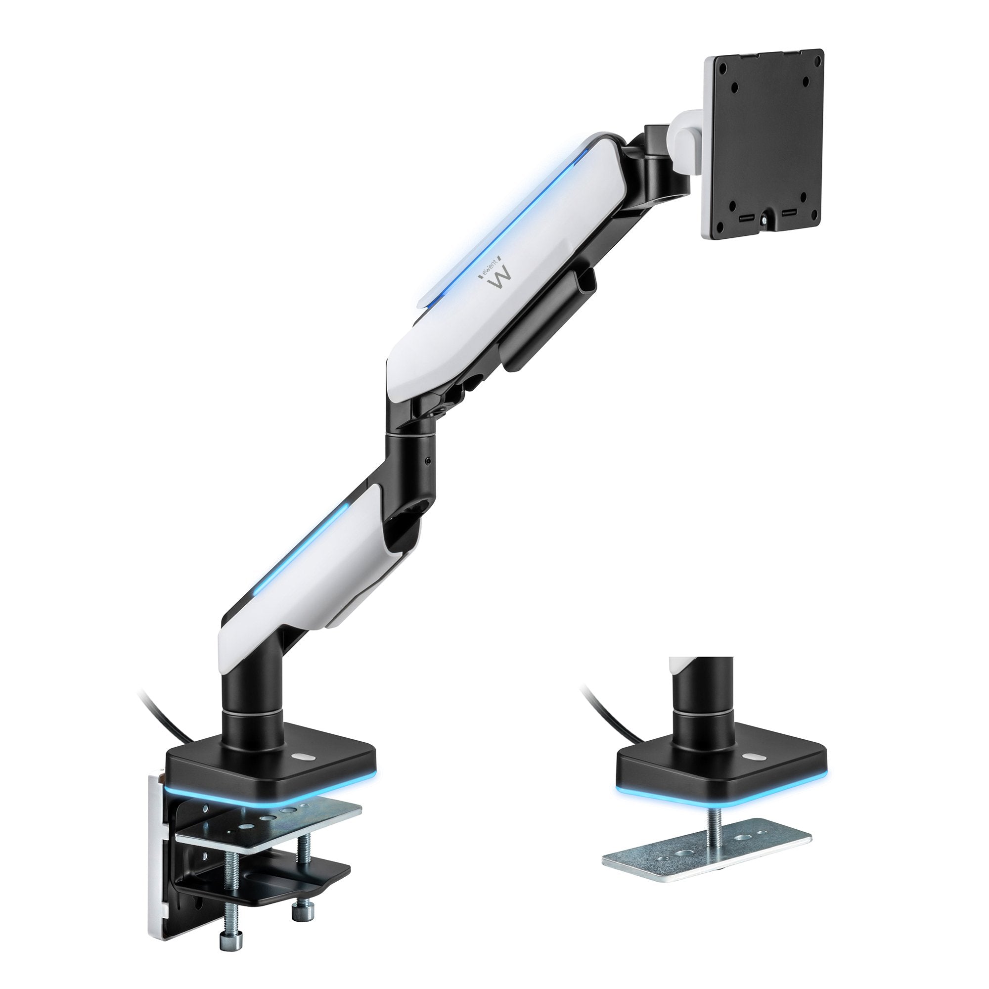EAN 8052101433388 - Ewent EW1509 soporte para monitor 124,5 cm (49") Escritorio Negro, Blanco imagen 1
