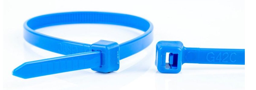 EAN 8717278571072 - WKK 110226671 presilla Brida reutilizable Plástico, Poliamida Azul 100 pieza(s) imagen 1