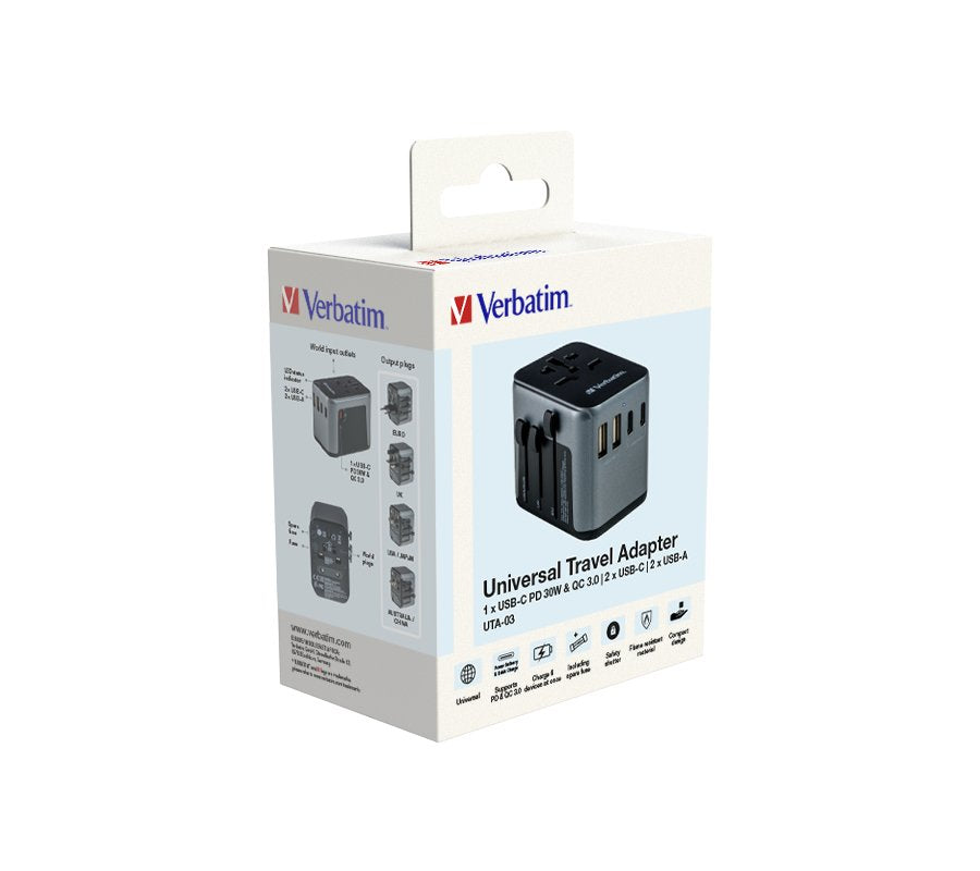 EAN 0023942495451 - Verbatim 49545 adaptador de enchufe eléctrico Universal imagen 7
