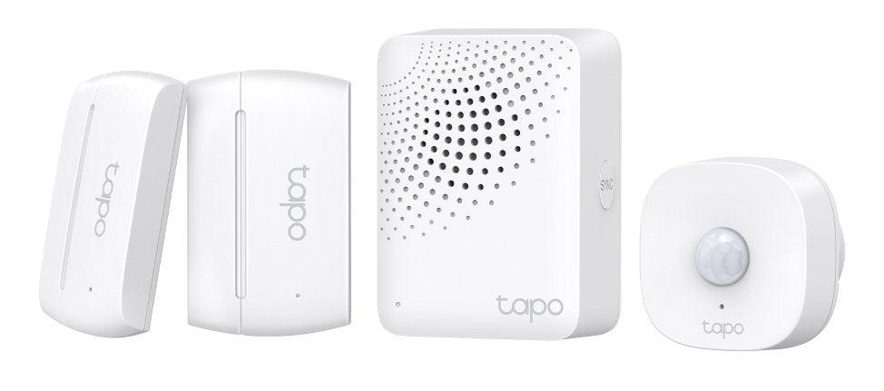 Kit De Sensores Inteligentes Tapo T30 Ventanas/Puertas Movimiento Y Hub Alarma