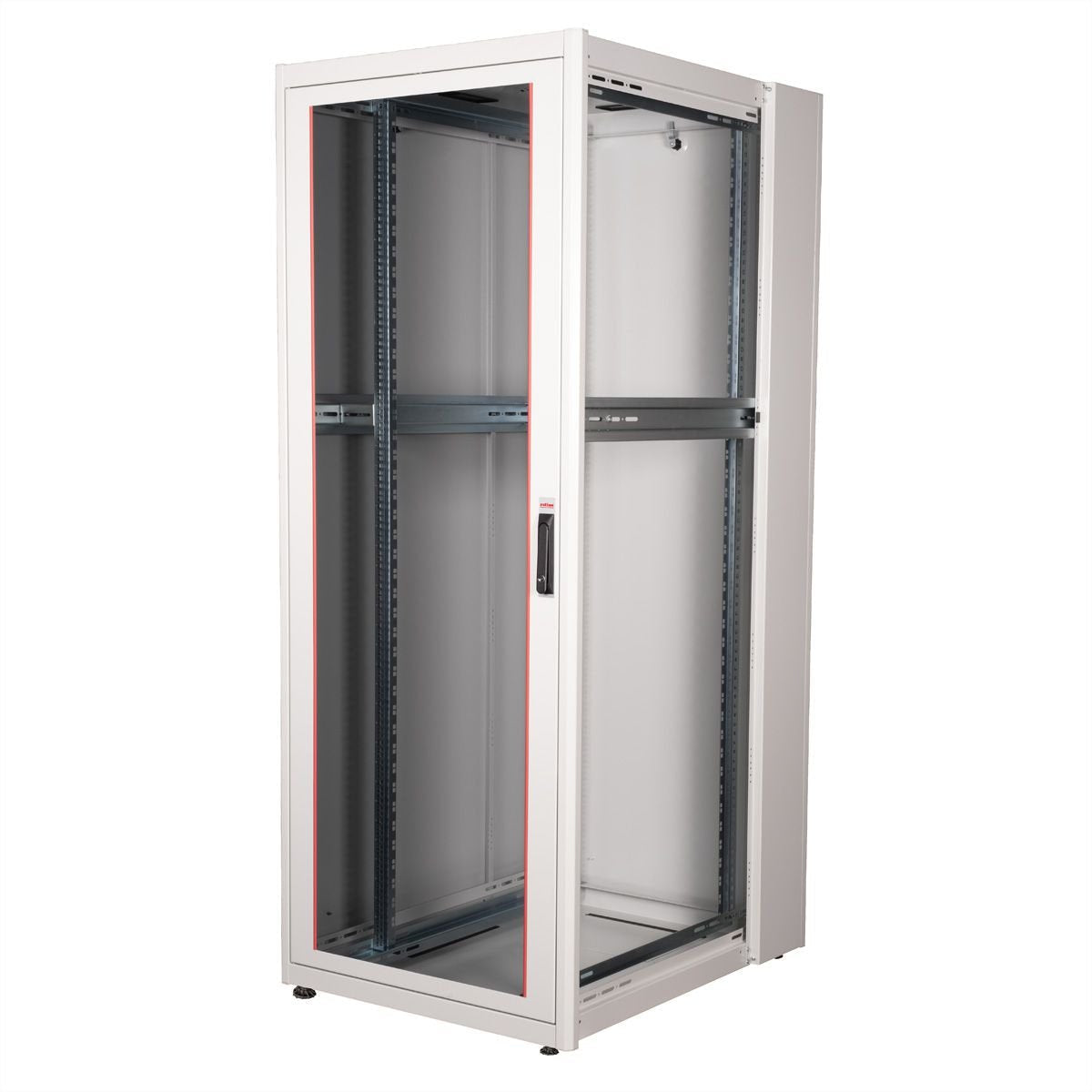 Roline 19-Zoll Netzwerkschrank Basic 42 He, 800x1000 Bxt Glastr Grau
