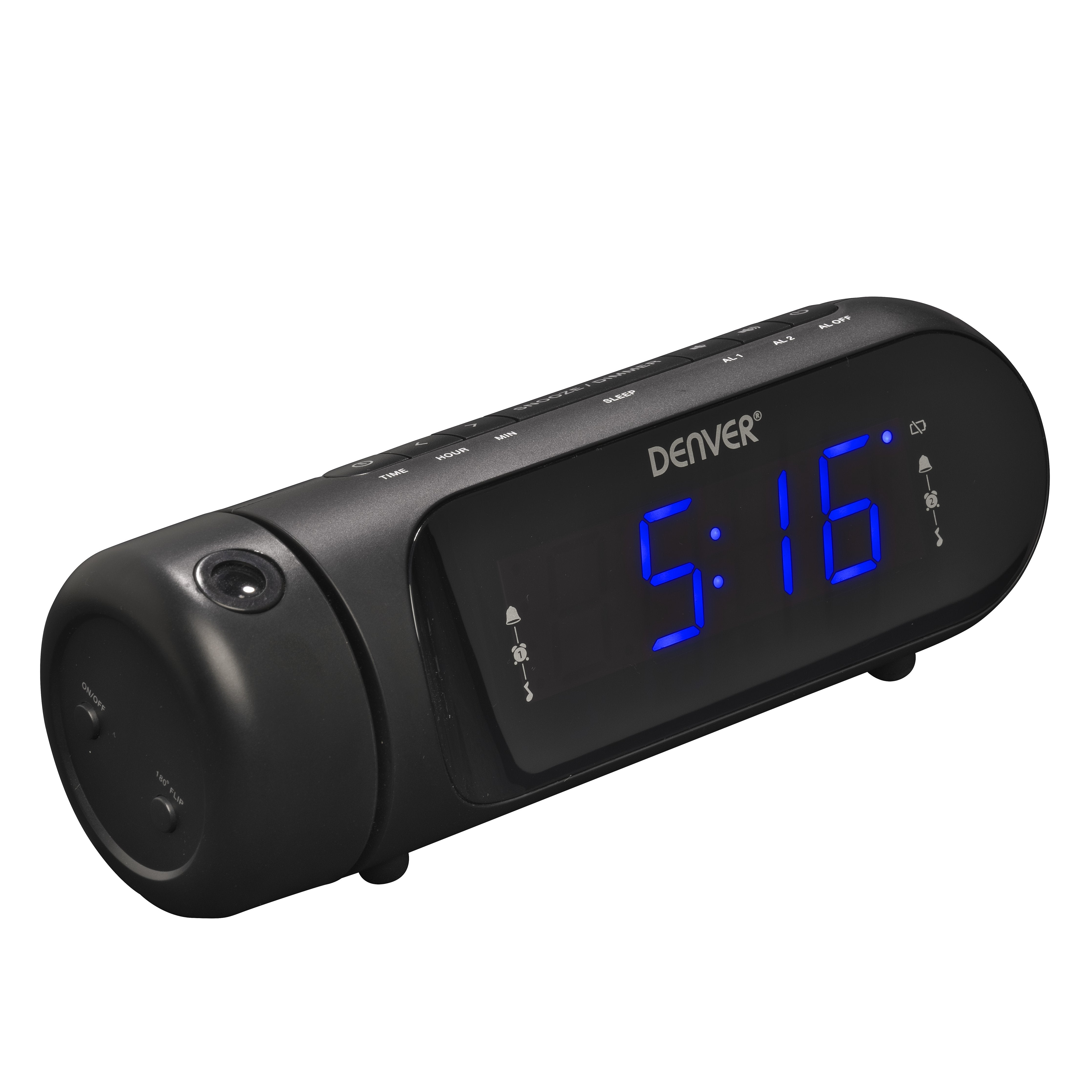 EAN 5706751052293 - Denver CPR-700 Reloj despertador digital Negro imagen 7