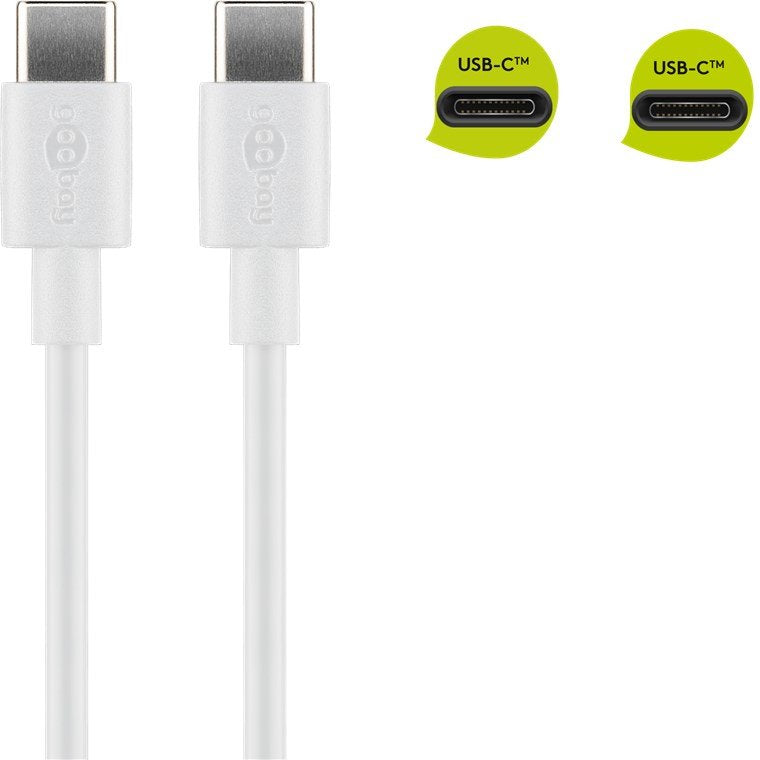 EAN 4040849512445 - Goobay 51244 cable USB USB 2.0 2 m USB C Blanco imagen 3