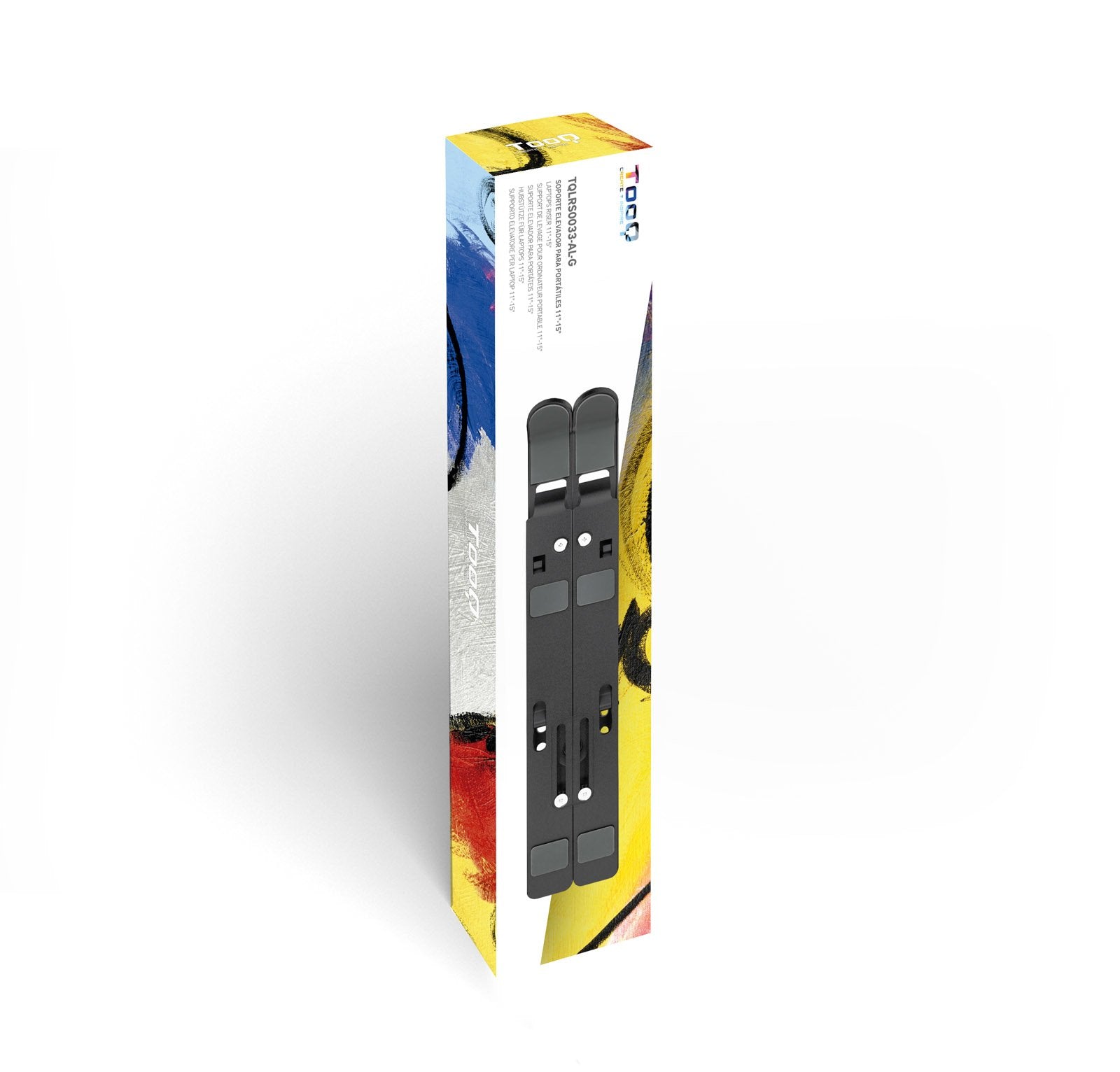 Soporte Elevador Aluminio Plegable Portátiles Gris