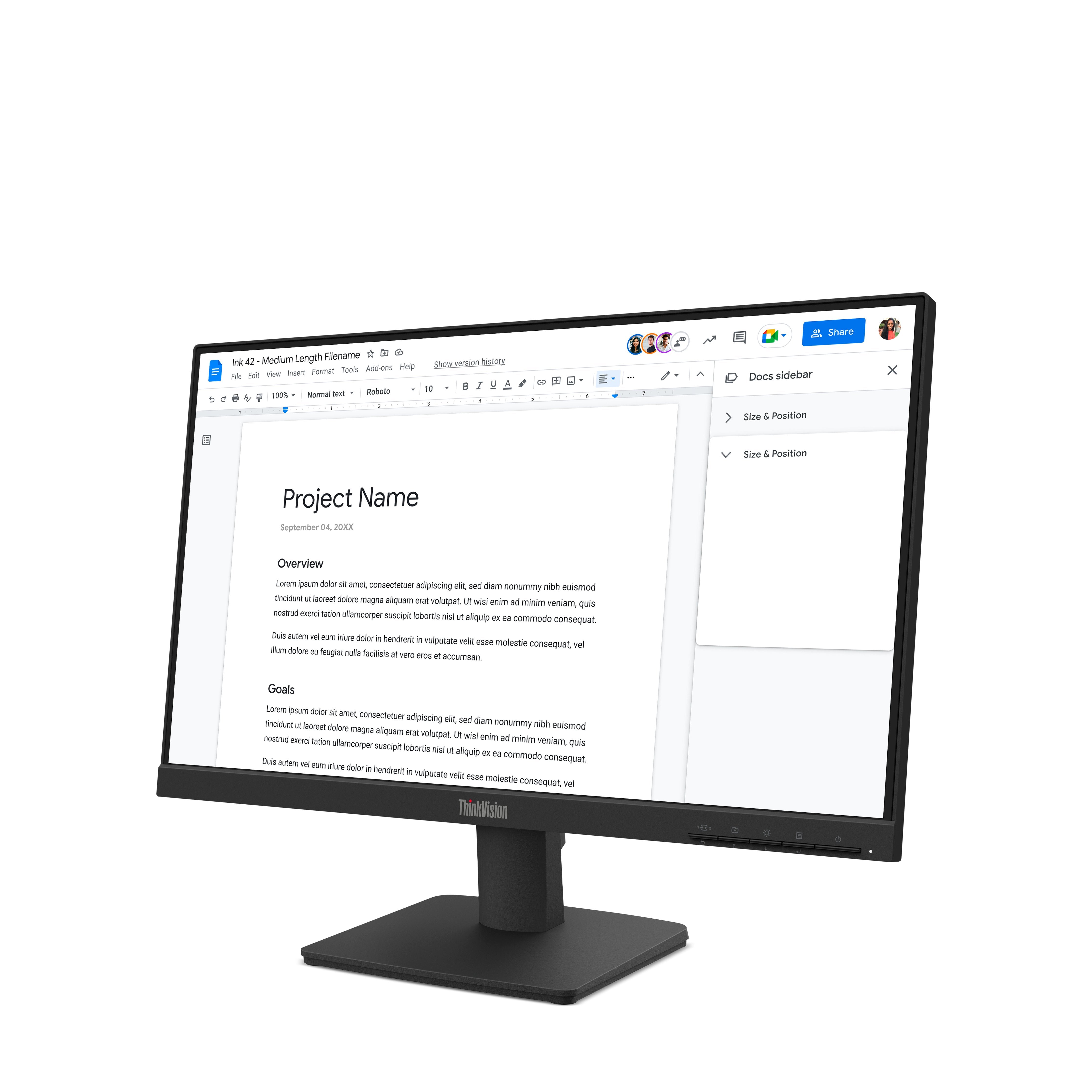 EAN 0198158439435 - Lenovo ThinkVision S22-4e pantalla para PC 54,6 cm (21.5") 1920 x 1080 Pixeles Full HD LED Negro imagen 3