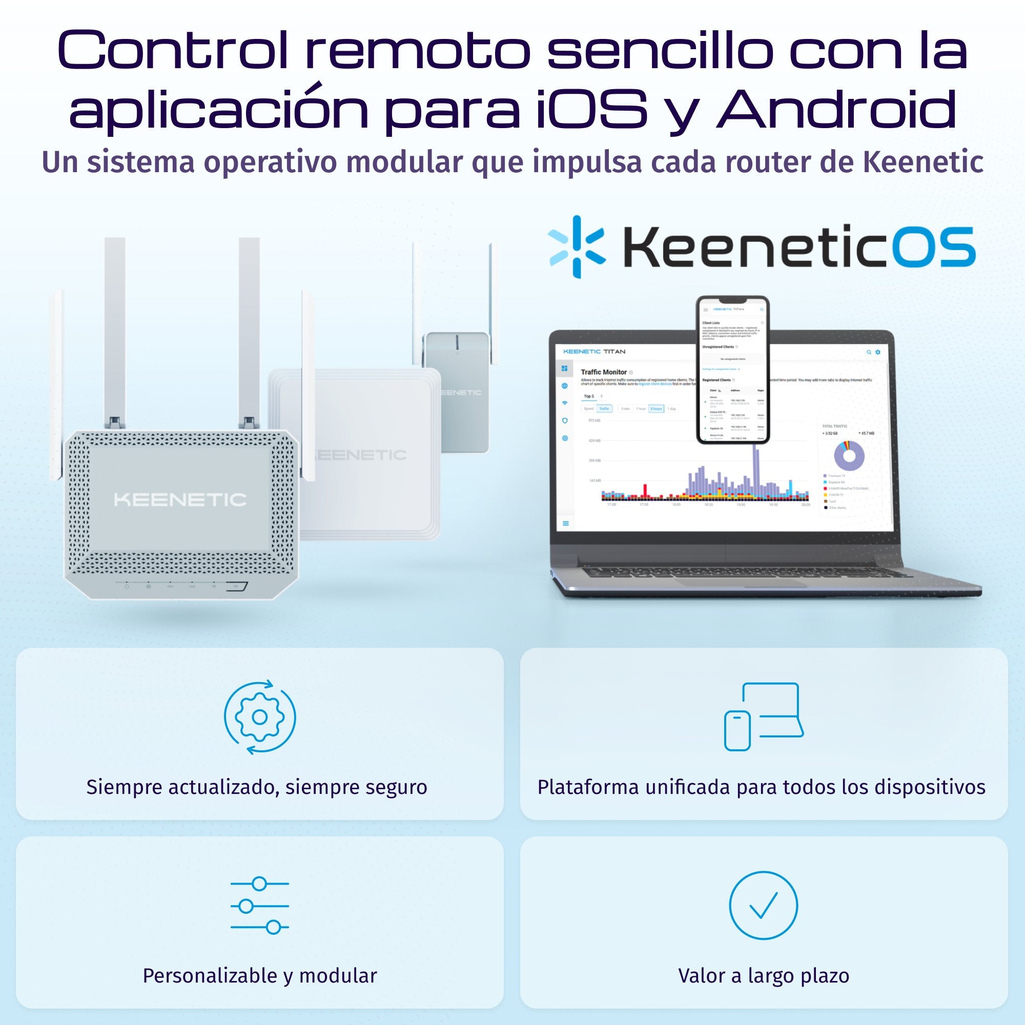 EAN 4897082921356 - Keenetic Hopper DSL (KN-3610) router inalámbrico Gigabit Ethernet Doble banda (2,4 GHz / 5 GHz) Gris, Bla imagen 9
