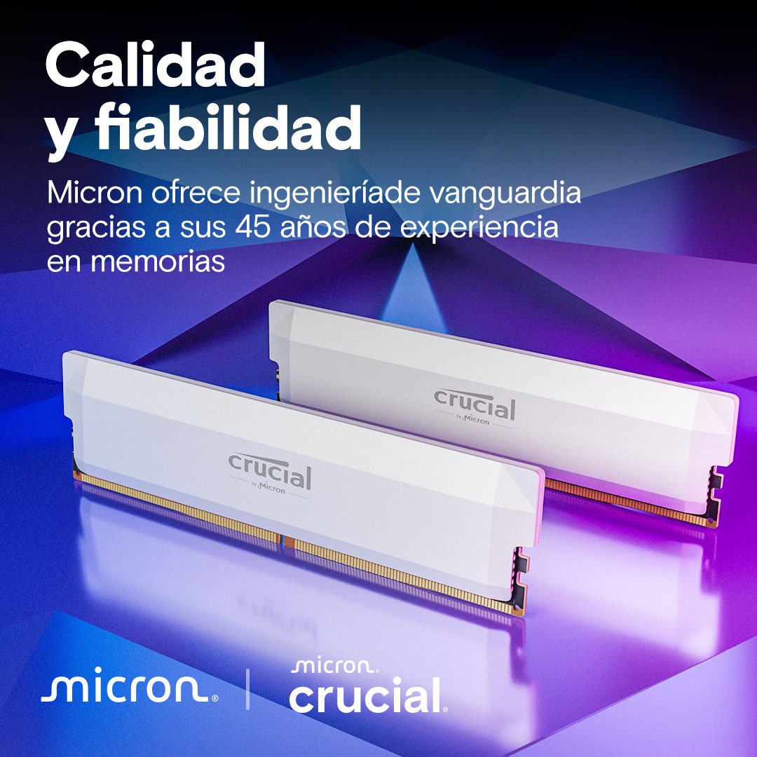 EAN 0649528947000 - Crucial Pro CP2K32G60C40U5W módulo de memoria 64 GB 2 x 32 GB DDR5 288-pin DIMM imagen 6