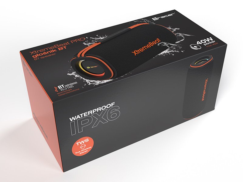EAN 5907512875216 - Tracer XtremeBeat PRO TWS BT RGB BLAC Altavoz portátil estéreo Negro 60 W imagen 20