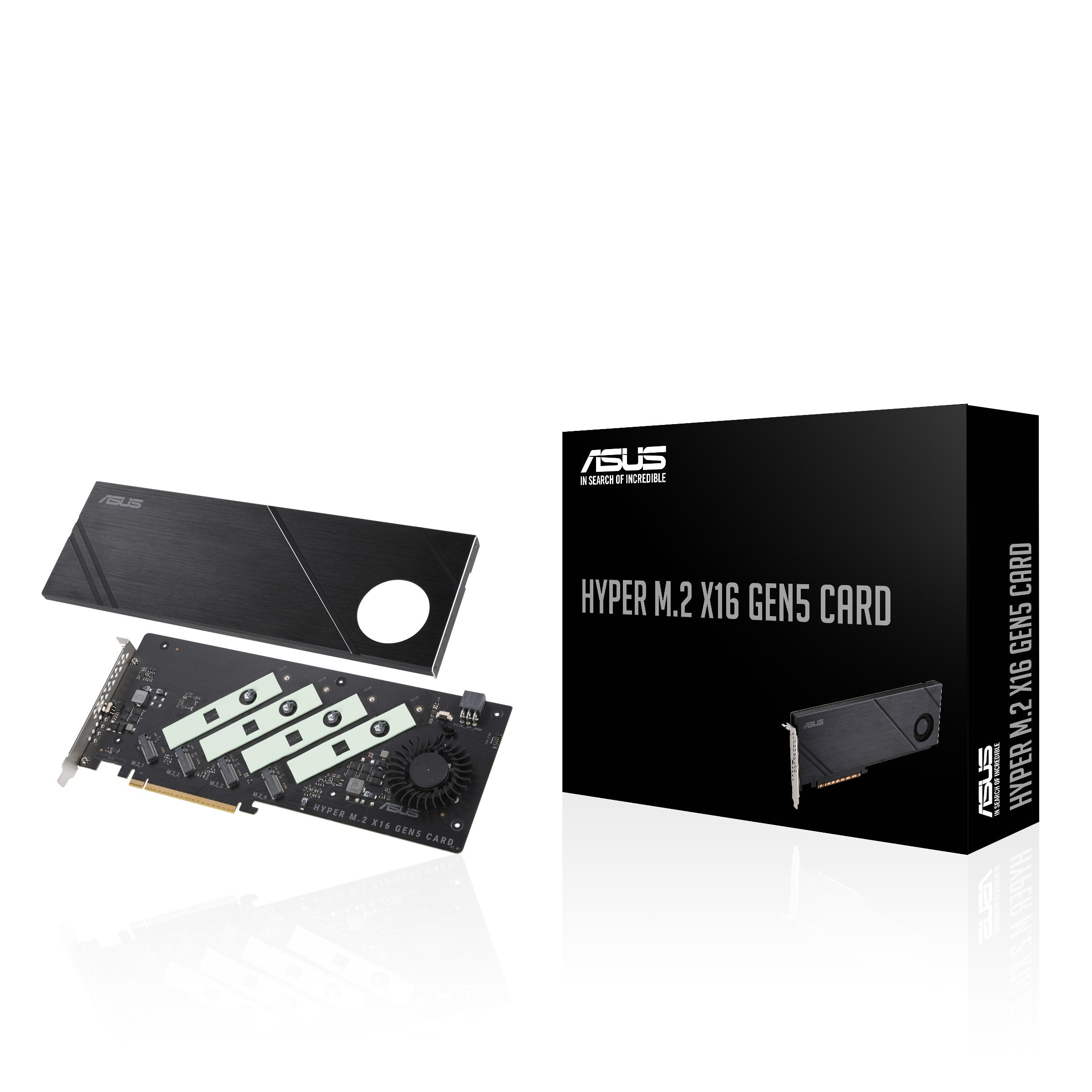 EAN 4711387353288 - ASUS Hyper M.2 x16 Gen5 Card tarjeta y adaptador de interfaz Interno imagen 3