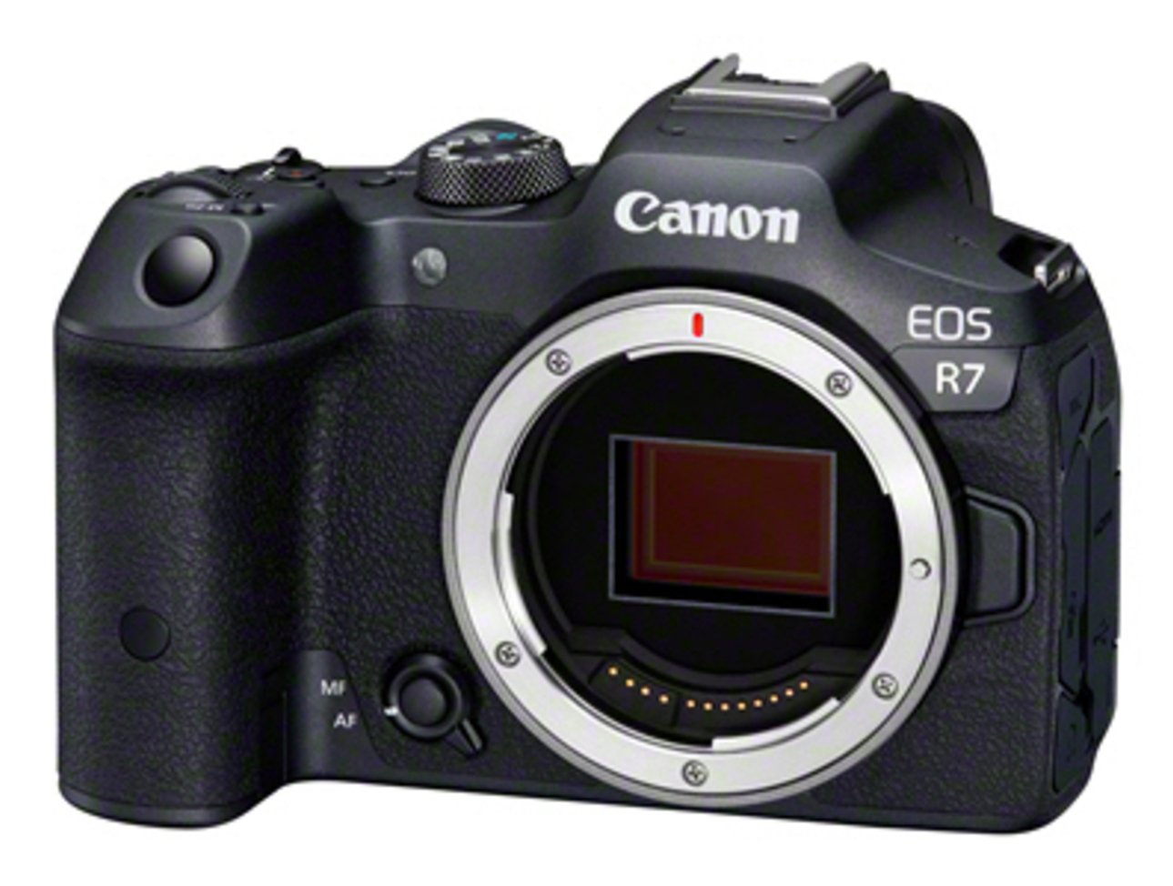 Camara Canon Eos R7 + Adapter Ef- R Eu26 Cuerpo Milc 32,5 Mp Cmos 6960 X 4640 Pixeles Negro