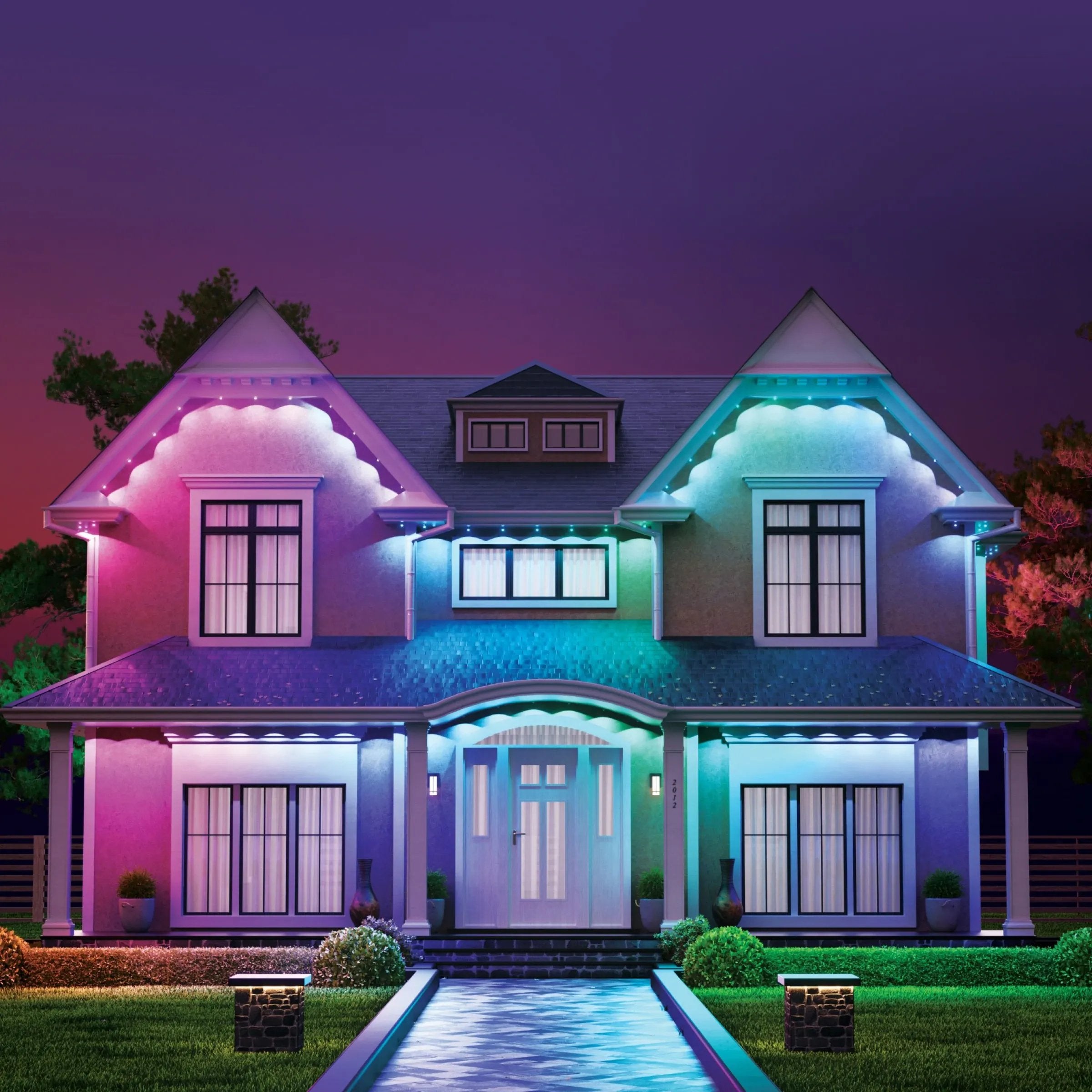 Nanoleaf Multicolor Aussenwandleuchten Starterpack 15 M