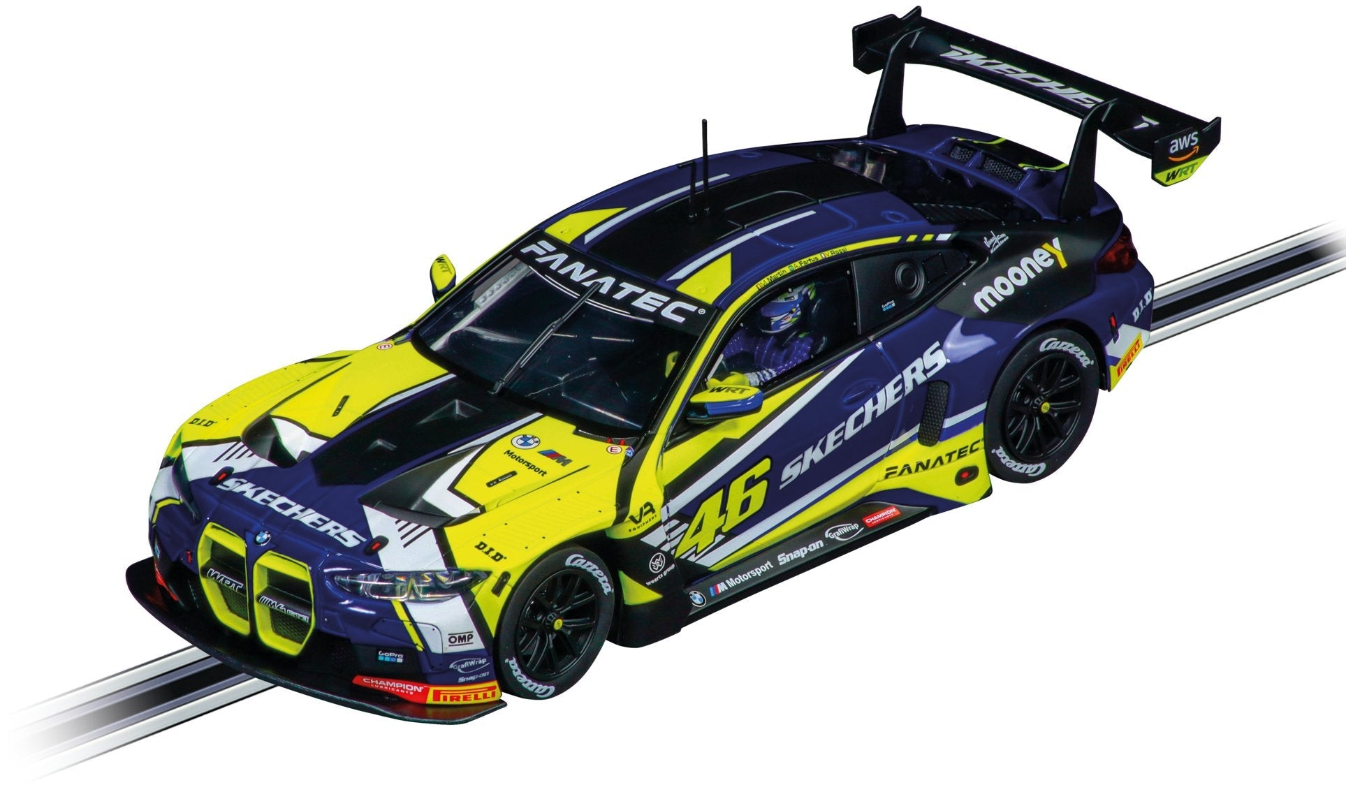 EAN 4007486239692 - Carrera BMW M4 GT3 "Valentino Rossi, No.46" modelo controlado por radio Coche de carreras Motor eléctrico imagen 1