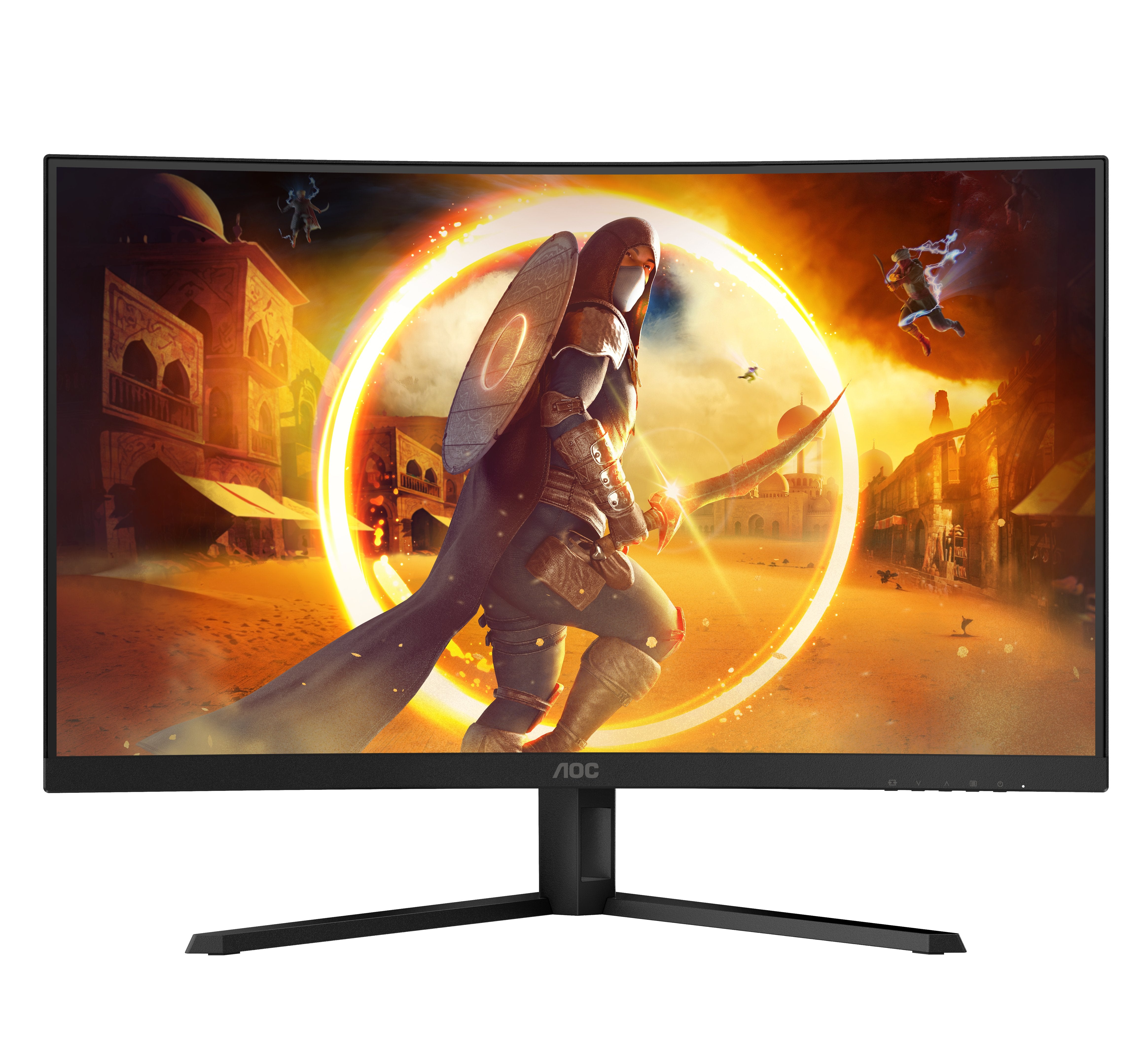 EAN 4038986182164 - AOC G4 CQ32G4VE pantalla para PC 80 cm (31.5") 2560 x 1440 Pixeles Quad HD LCD Negro, Gris imagen 4