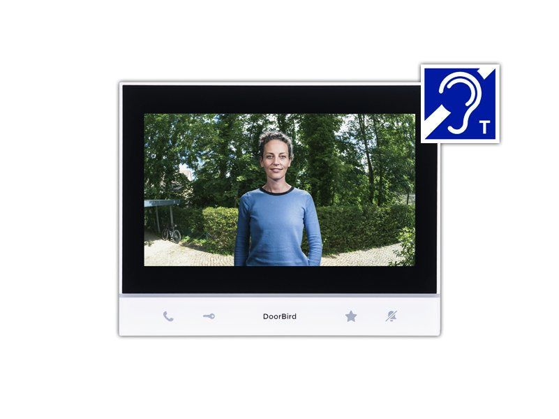 Doorbird A1103t, 17,8 Cm (7"), Ips, 1024 X 600 Pixel, Kapazitiv, Blanco, Negro, Schnelles Ethernet