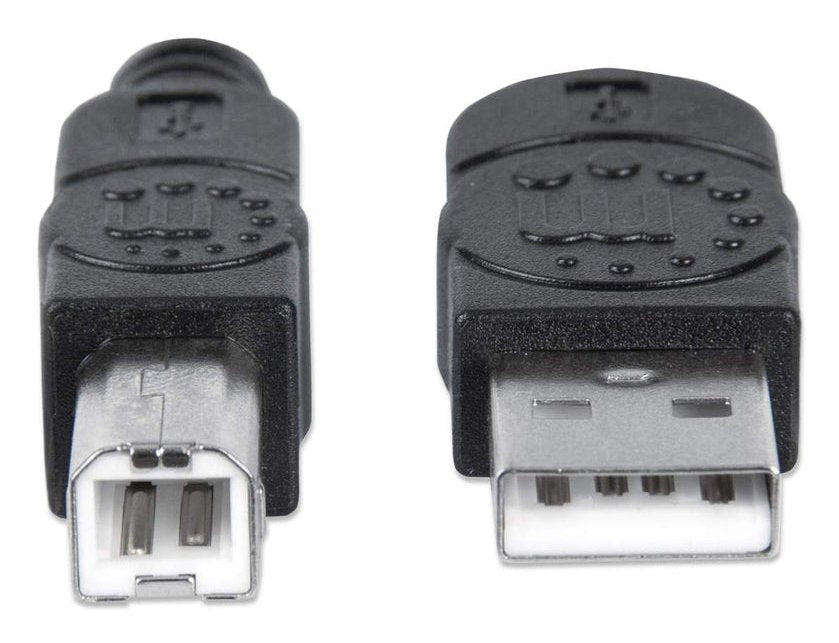Manhattan Cable Usb B Impresora Usb 2.0, A Macho/ B Macho, 480 Mbps, 5 M, Negro