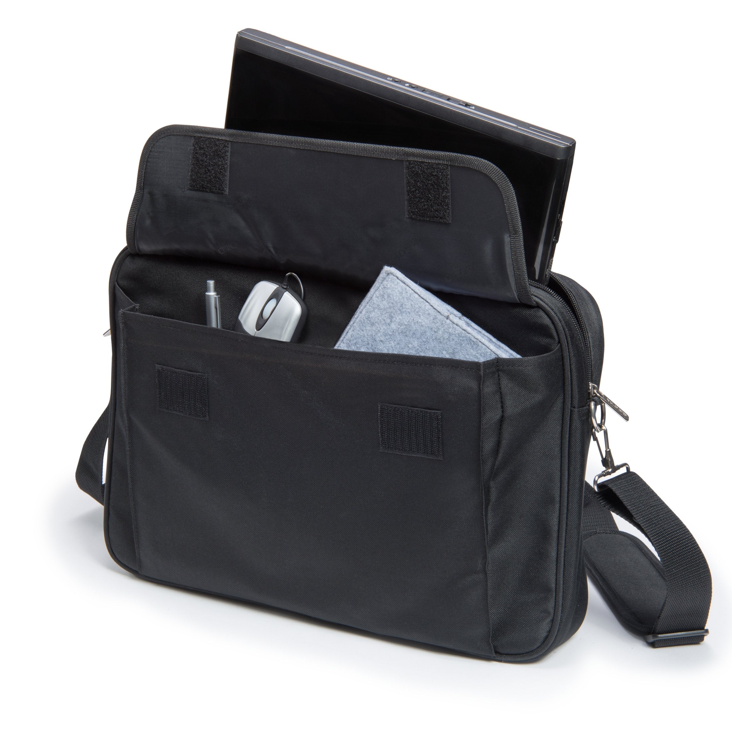 Dicota Value Toploading Kit Maletines Para Portátil 39,6 Cm (15.6") Bandolera Negro
