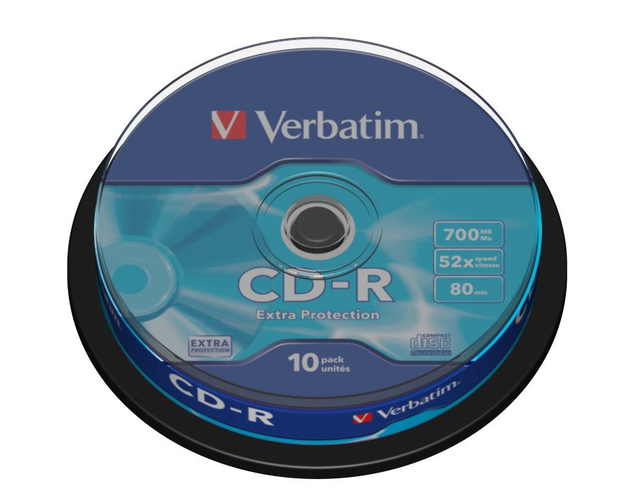 EAN 0023942434375 - Verbatim CD-R Extra Protection 700 MB 52x 10 pieza(s) imagen 1