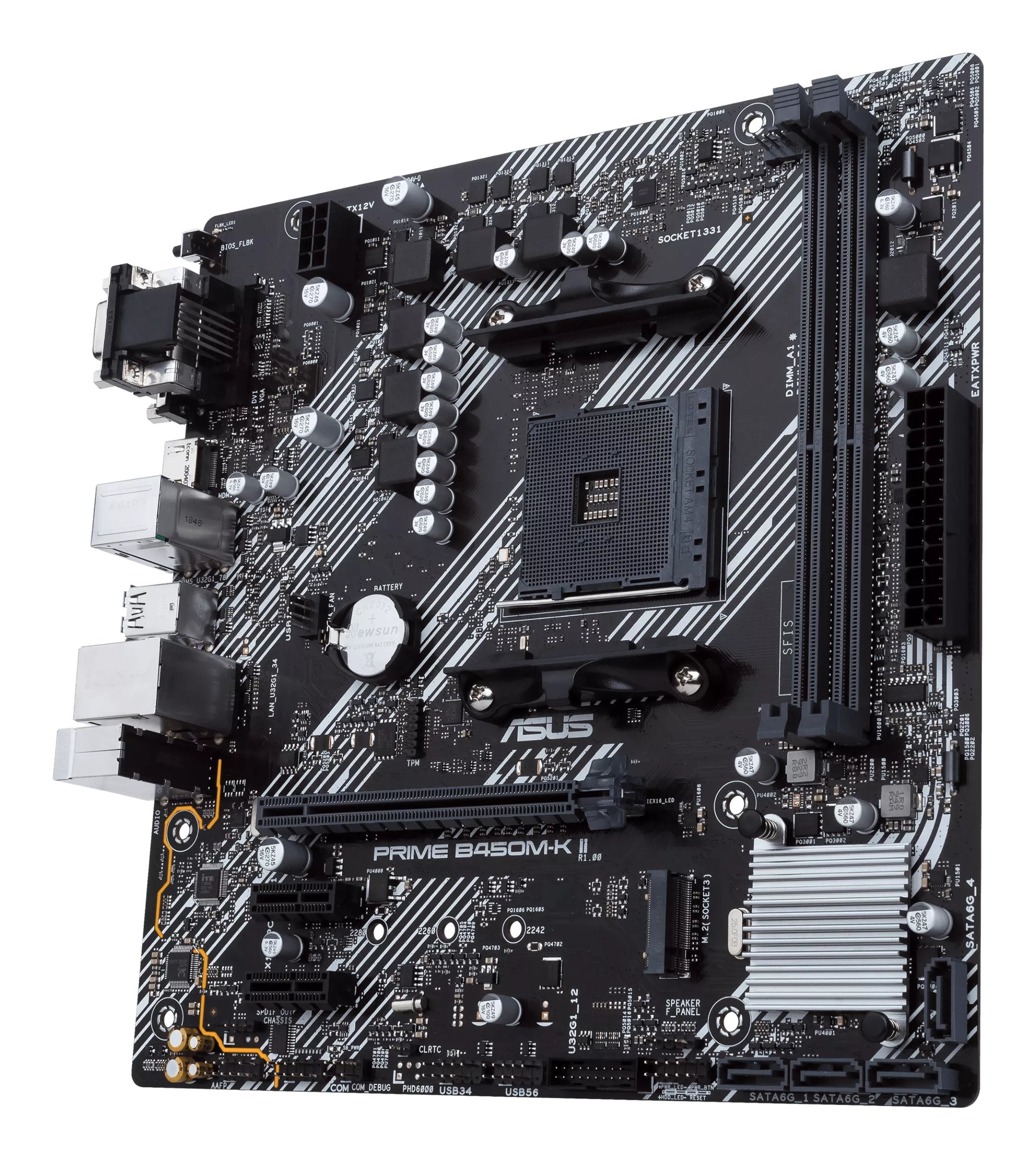 Placa Base Asus Am4 Prime B450m-K Ii M-Atx/2xddr4/4xsata6/2xusb 3.2/4x Usb2.0 90mb1600-M0eay0
