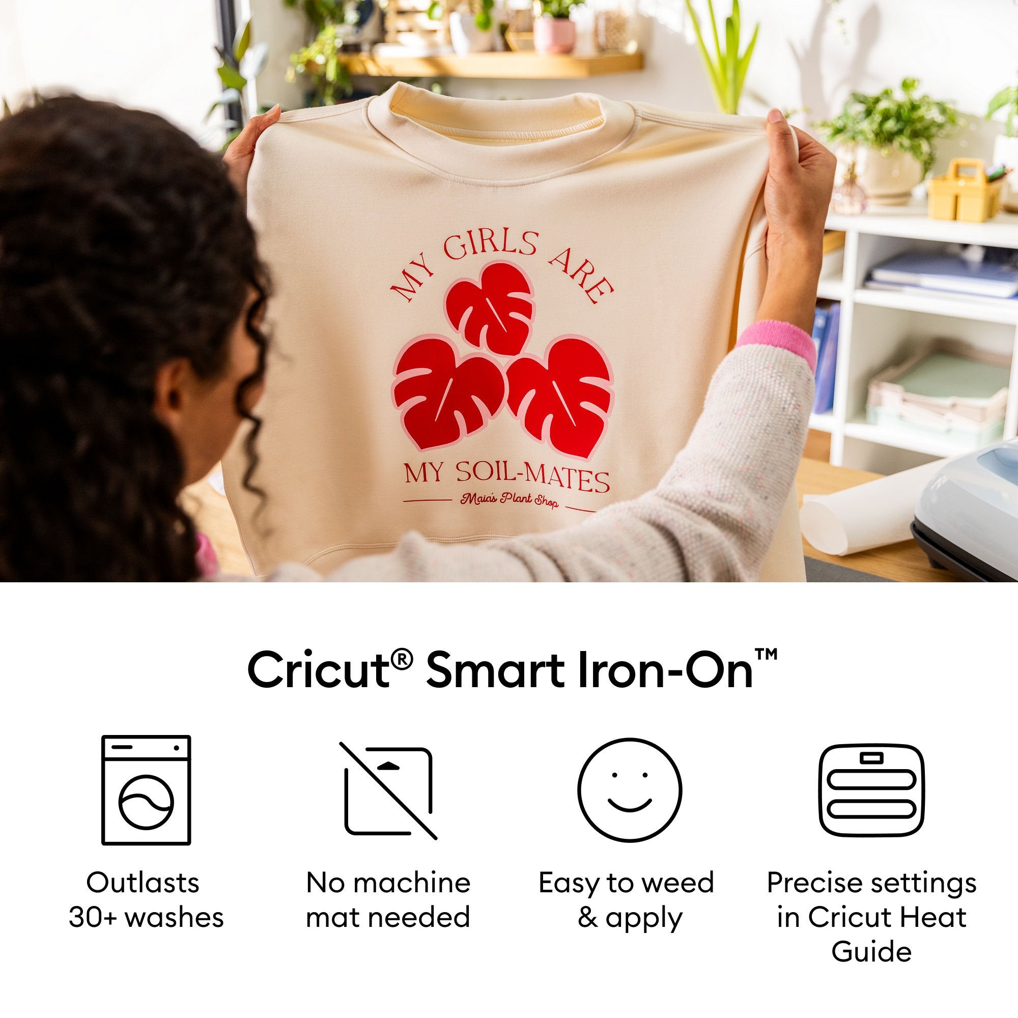 EAN 0093573745300 - Cricut Value Iron-On Rollo de vinilo de termotransferencia Vinilo de termotransferencia liso imagen 6