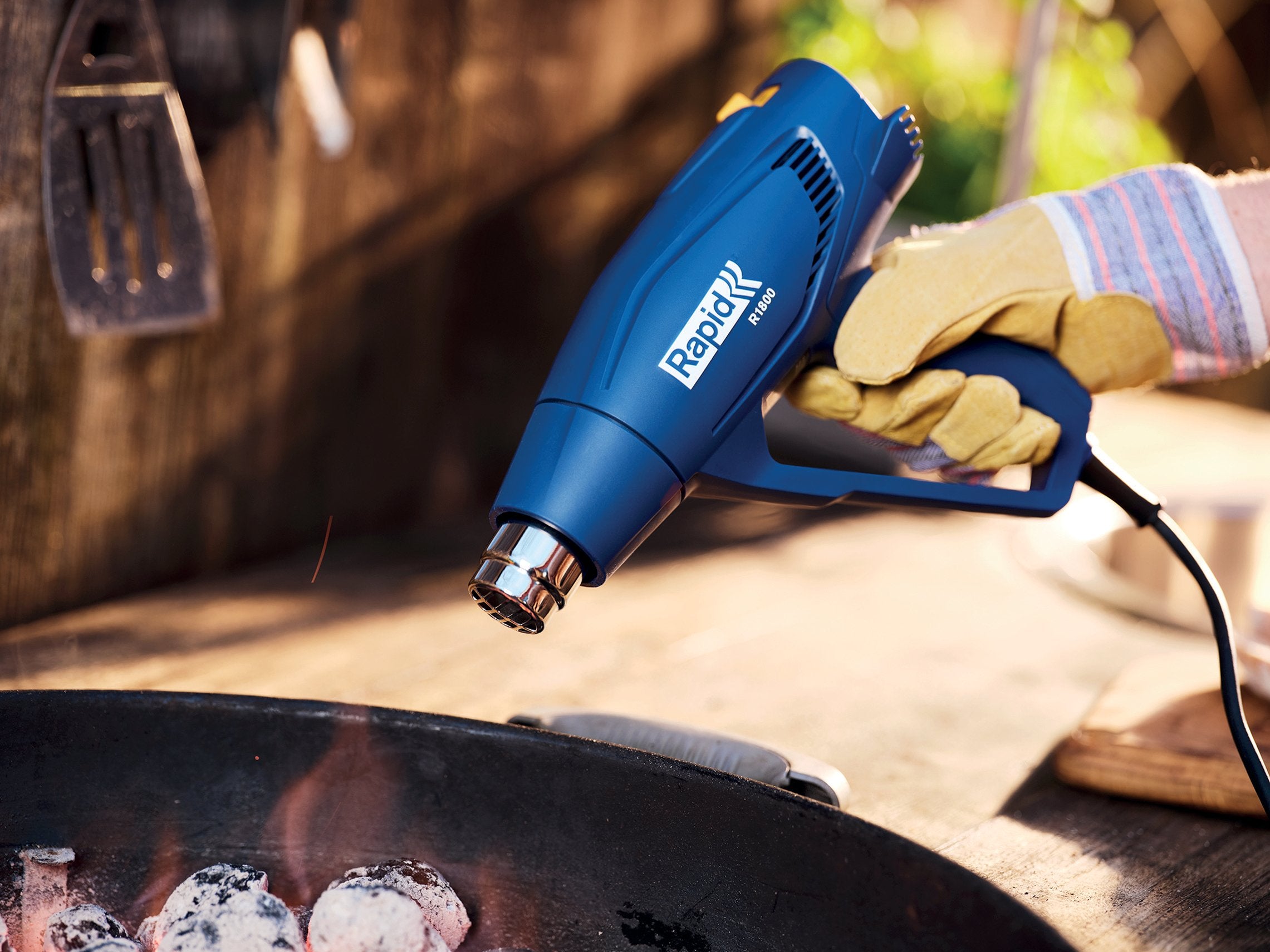 EAN 4051661031380 - Rapid 5001341 pistola de calor Pistola de aire caliente 450 l/min 550 °C 1800 W Azul imagen 7
