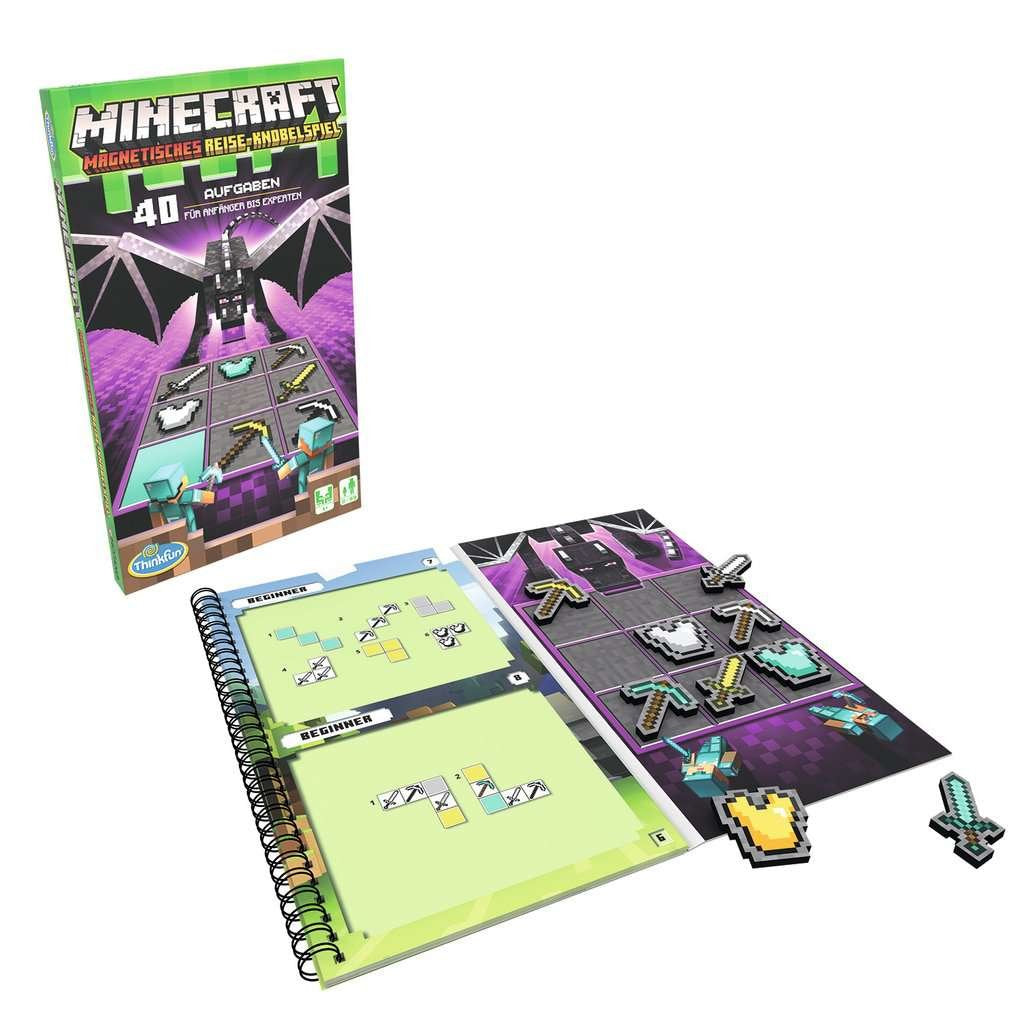 Think Fun Minecraft - El Juego De Viaje Magnético