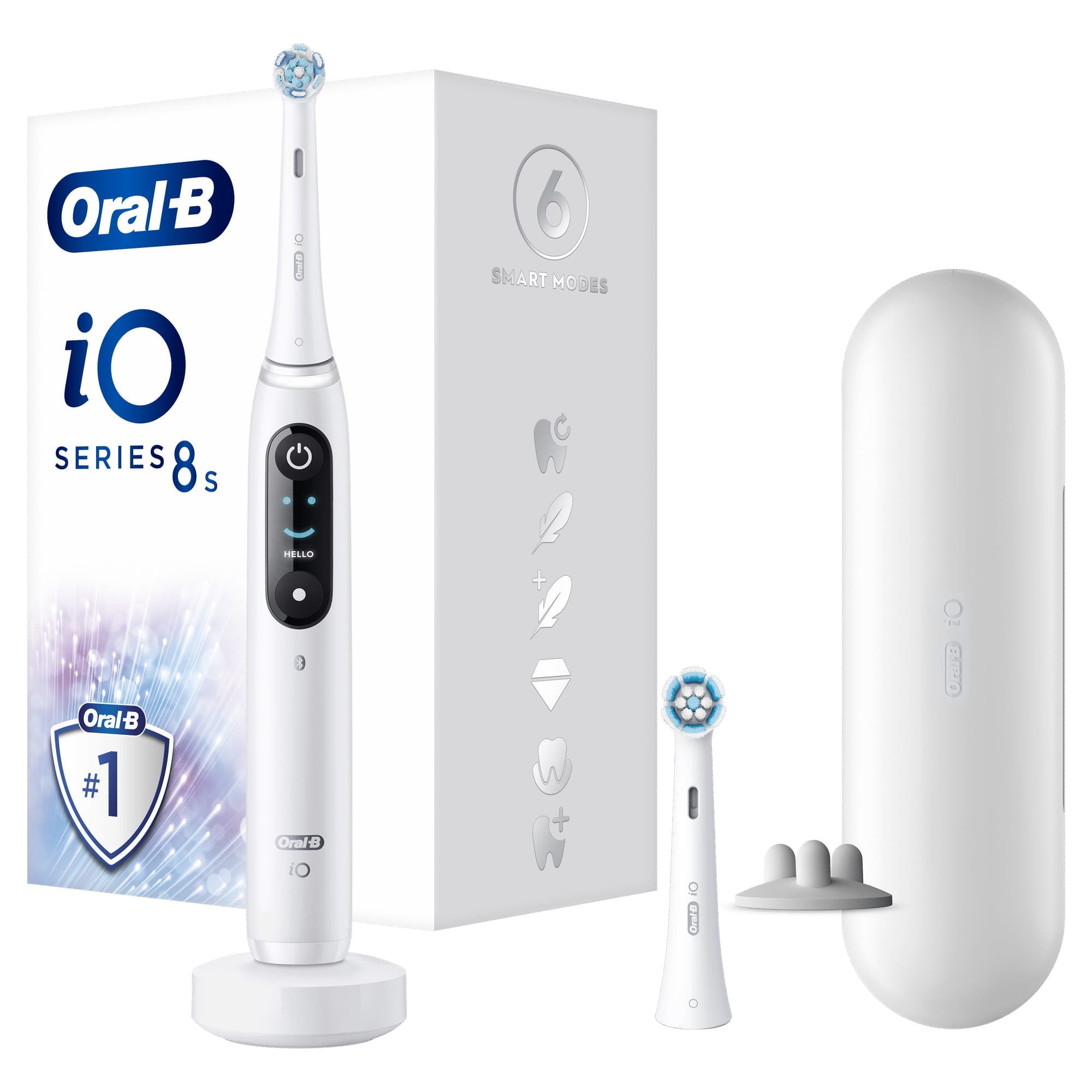 EAN 4210201408918 - Oral-B iO 8S Adulto Cepillo dental vibratorio Blanco imagen 3