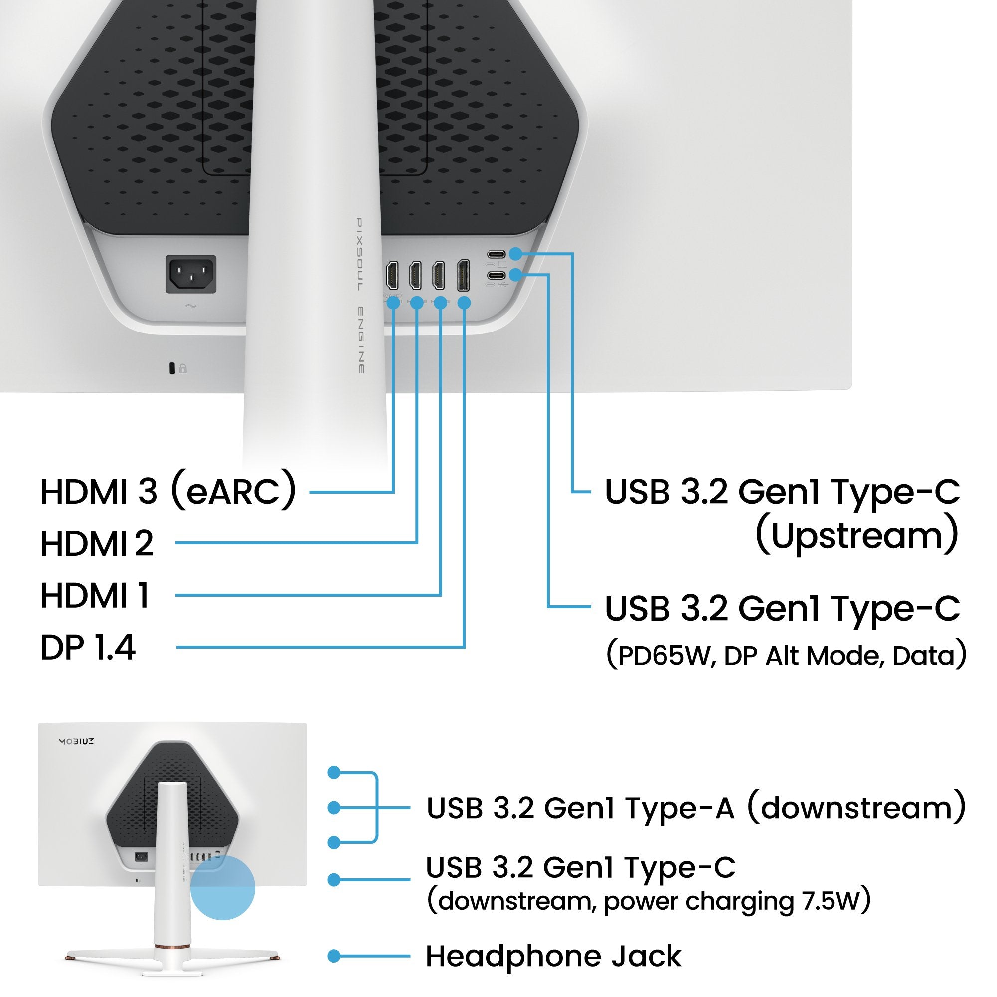 Monitor Led Benq 27" Mobiuz Ex271u Ips Ultrahd 4