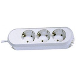 EAN 4016514003860 - Bachmann 387.270 base múltiple 1,5 m 3 salidas AC Blanco imagen 1