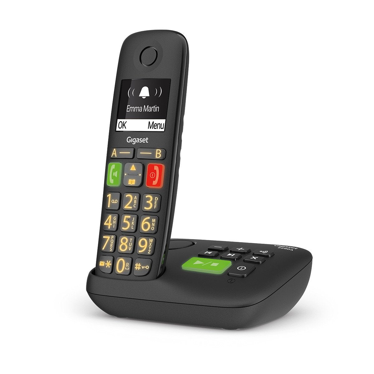 EAN 4250366856193 - Gigaset E290A Teléfono DECT/analógico Identificador de llamadas Negro imagen 3