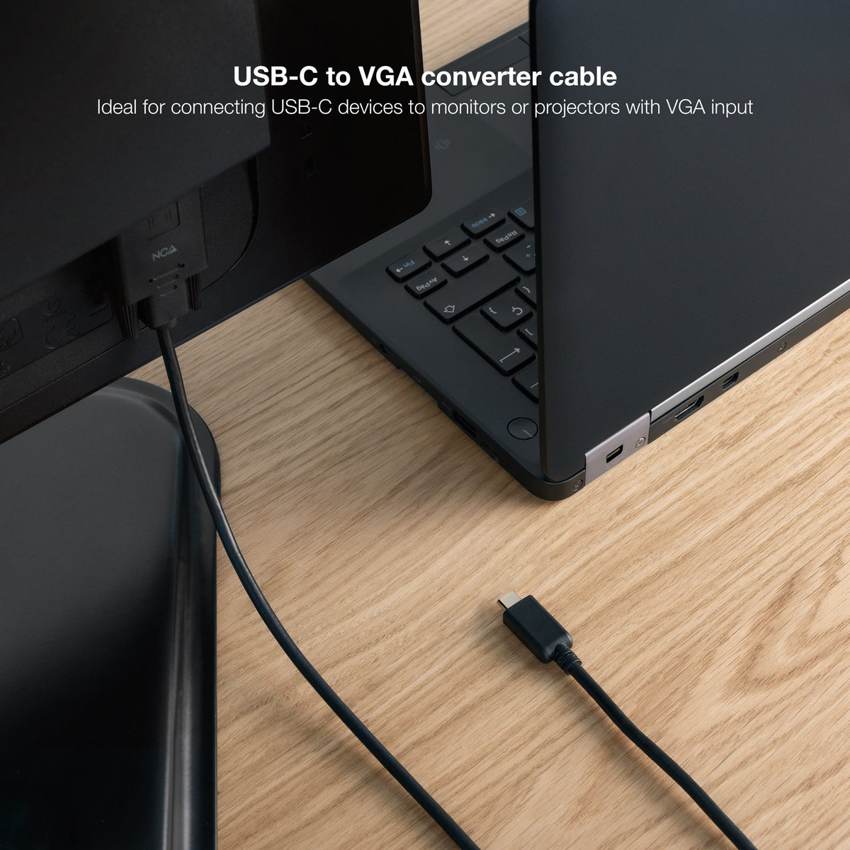 EAN 8433281015296 - Nanocable 10.15.5202 adaptador de cable de vídeo 1,8 m USB Tipo C VGA (D-Sub) imagen 4
