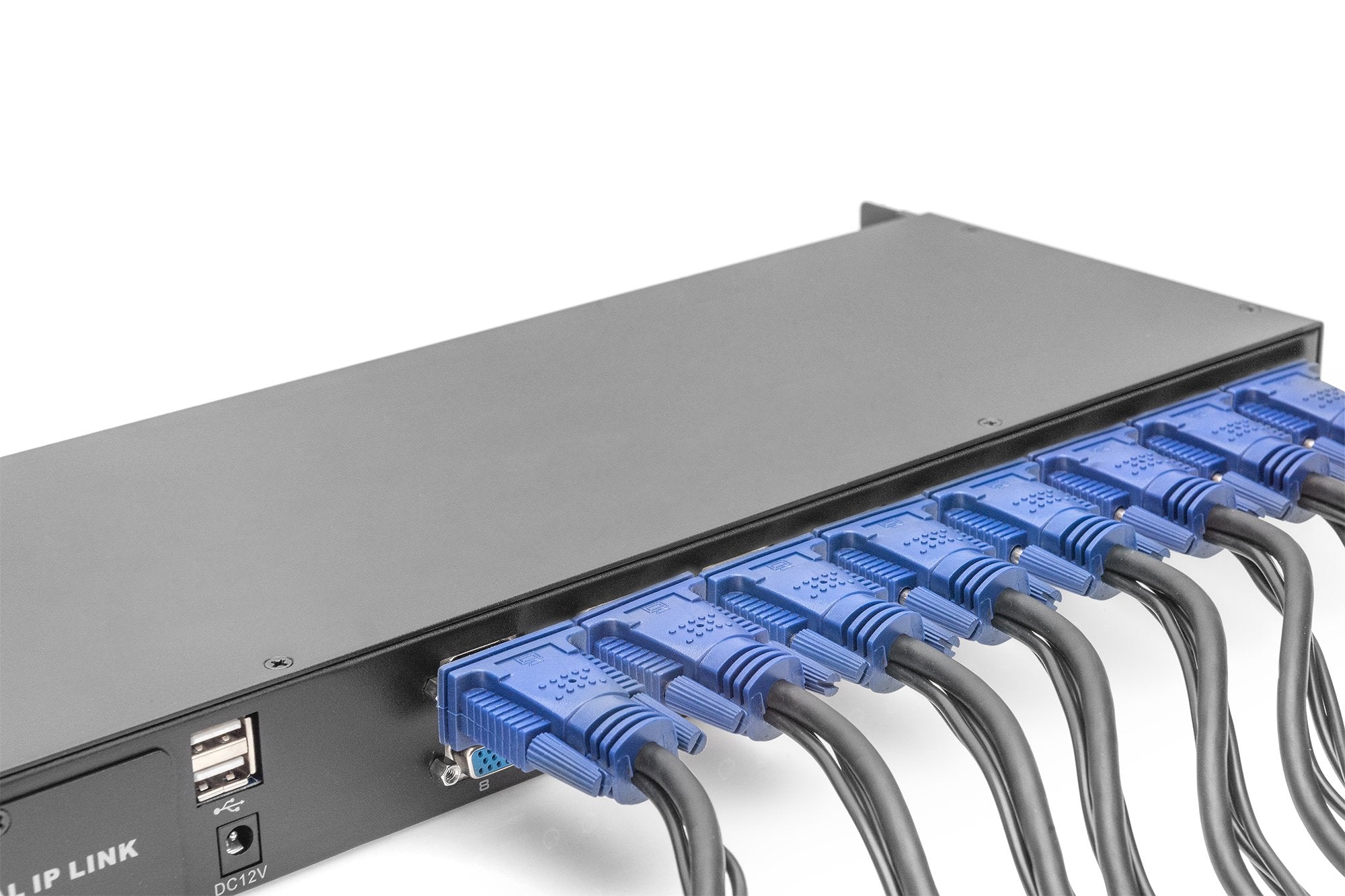 EAN 4016032447610 - Digitus DS-72214 interruptor KVM Montaje en rack Negro imagen 3