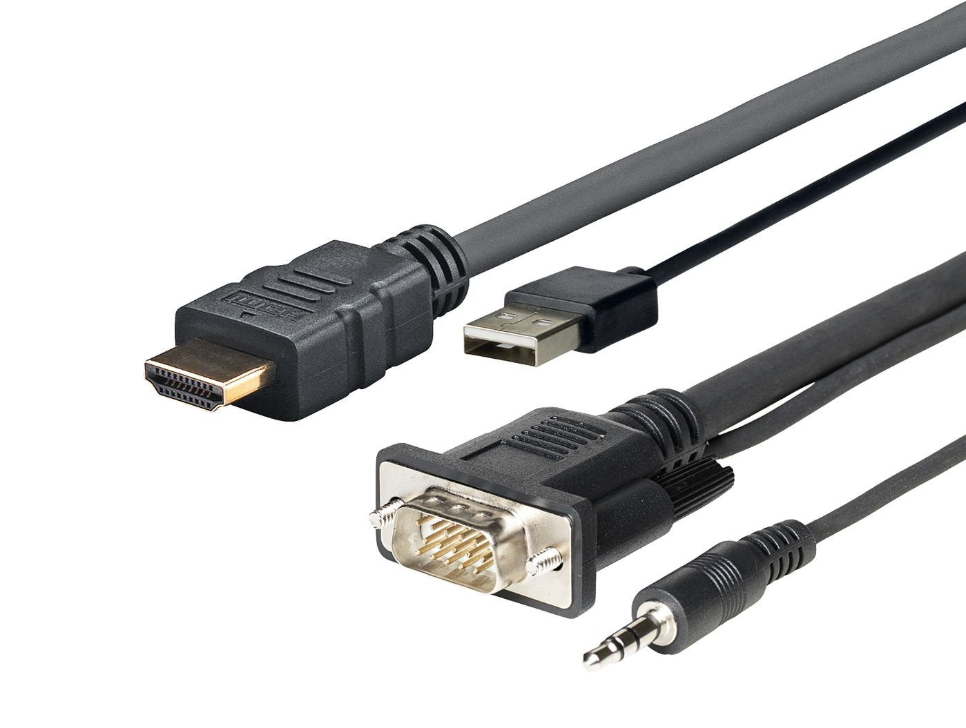 Vivolink Prohdmimvga2 Cable Hdmi 2 M Hdmi Tipo A (Estándar) Negro